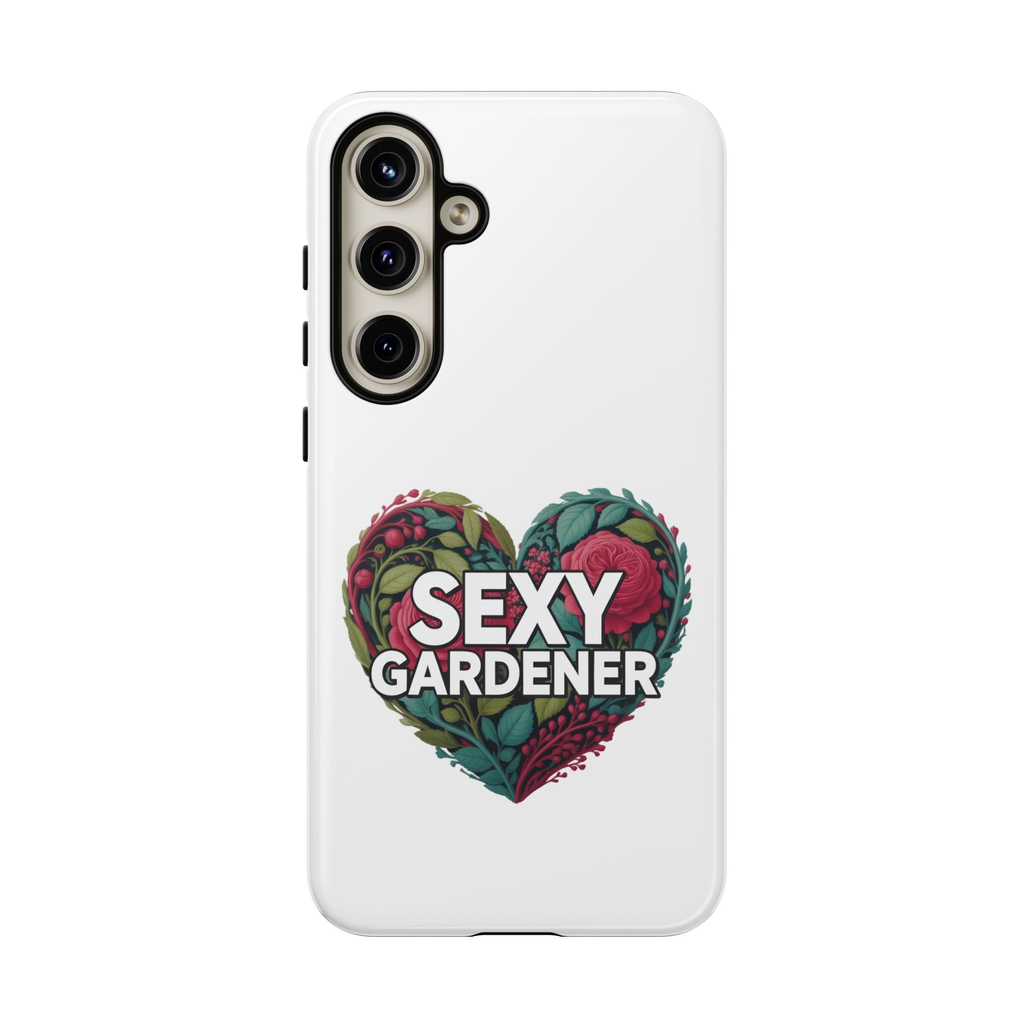 Sexy Gardener Phone Case — Floral Heart Garden Lover Tough Case