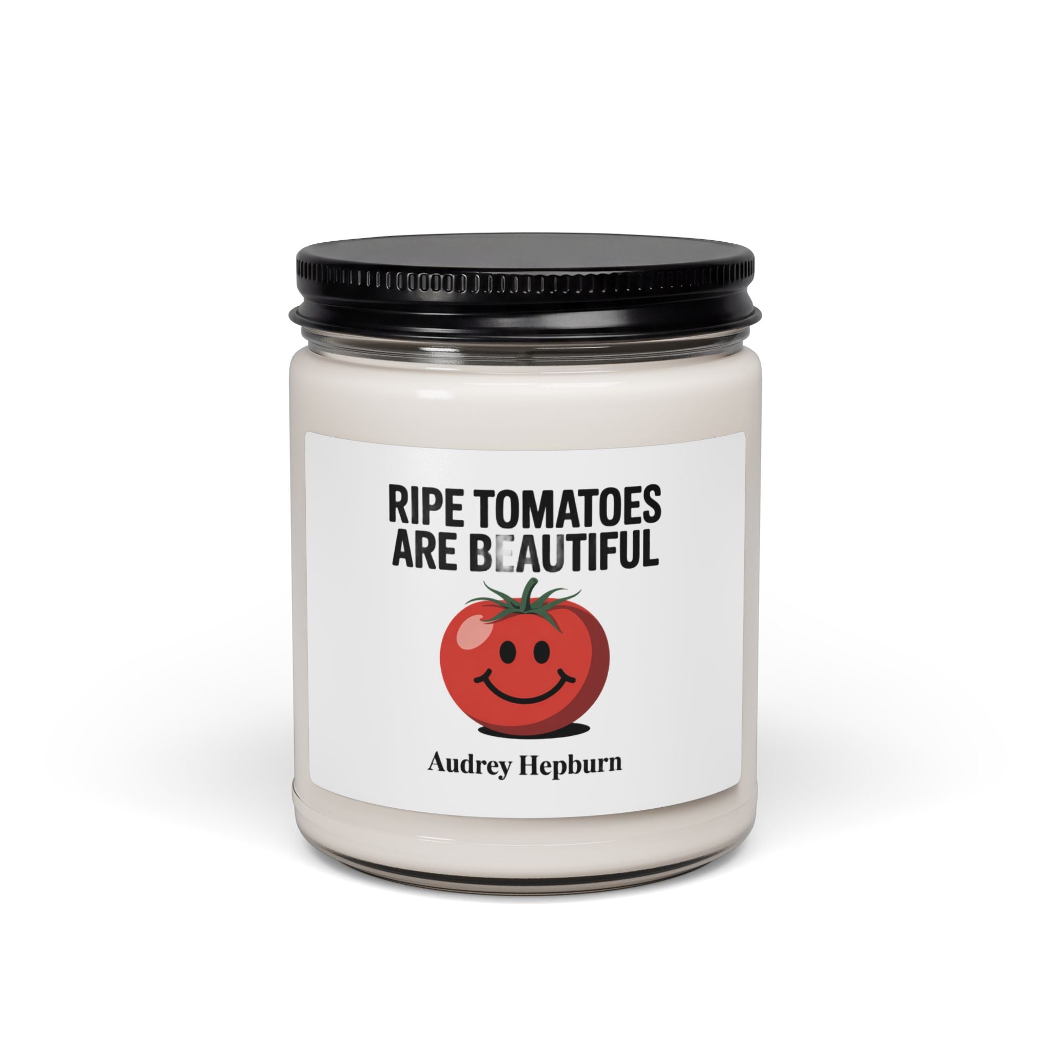 Soy Candle — "Ripe Tomatoes Are Beautiful" Scented Jar (9oz)