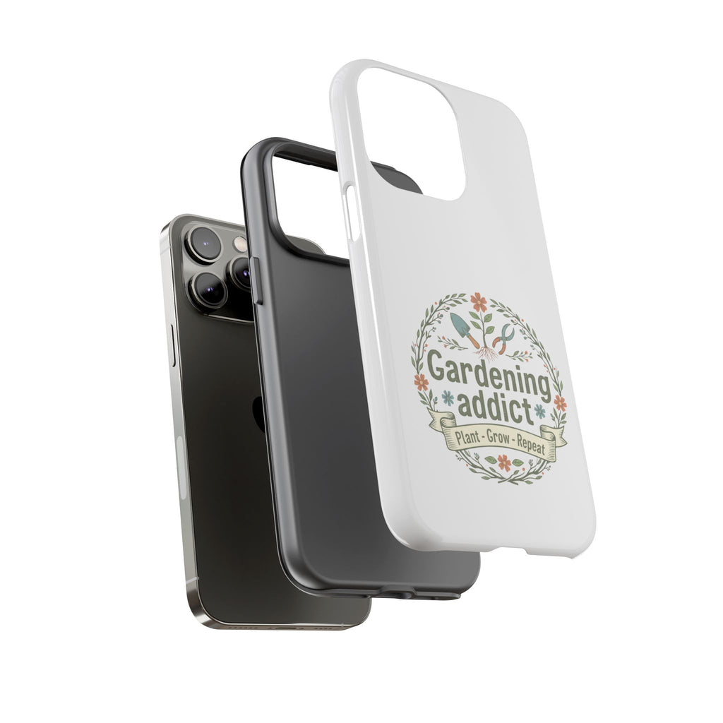 Phone Case — Gardening Addict "Plant • Grow • Repeat" Floral Garden Phone Cover