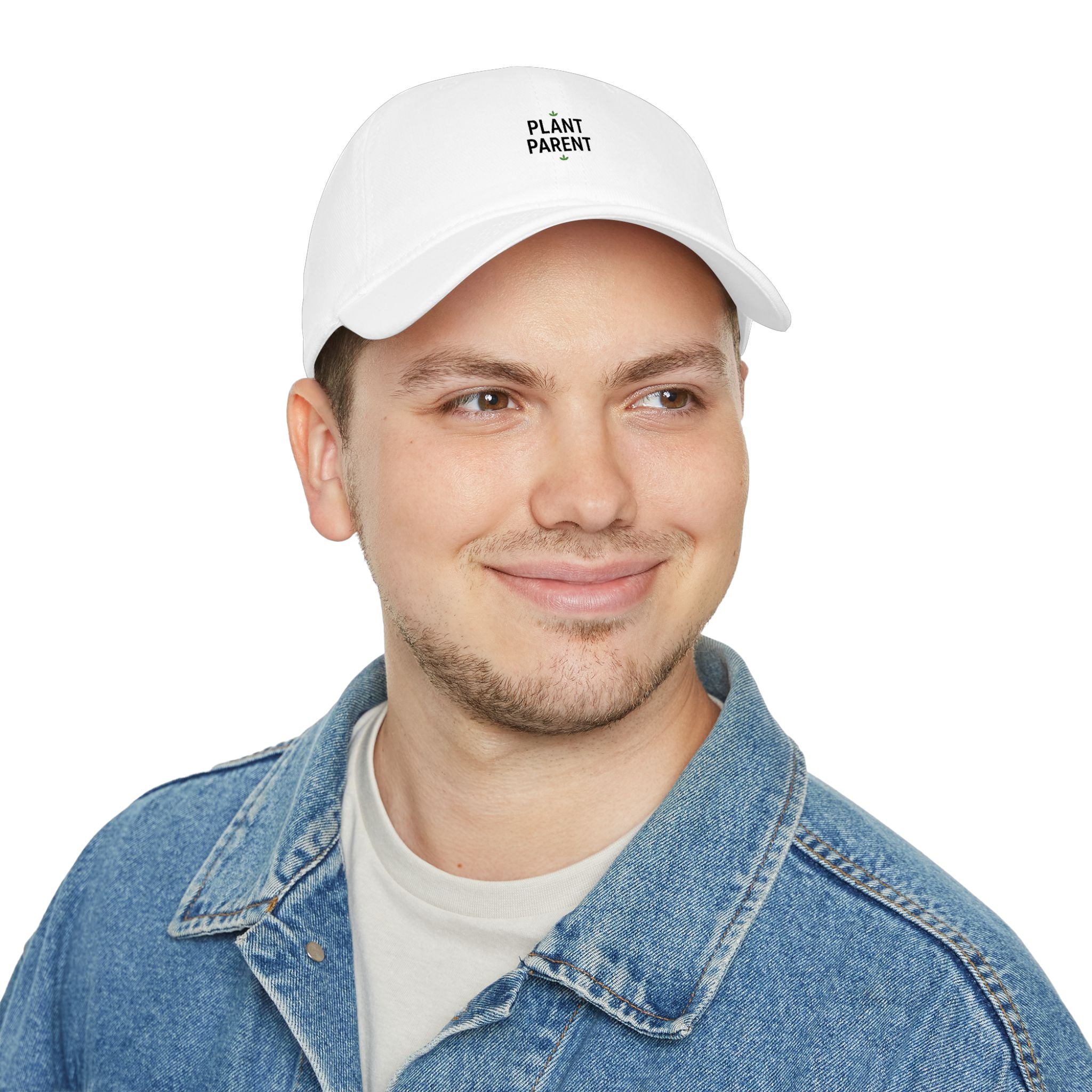 Plant Parent Baseball Cap — Minimal Embroidered Plant Parent Hat