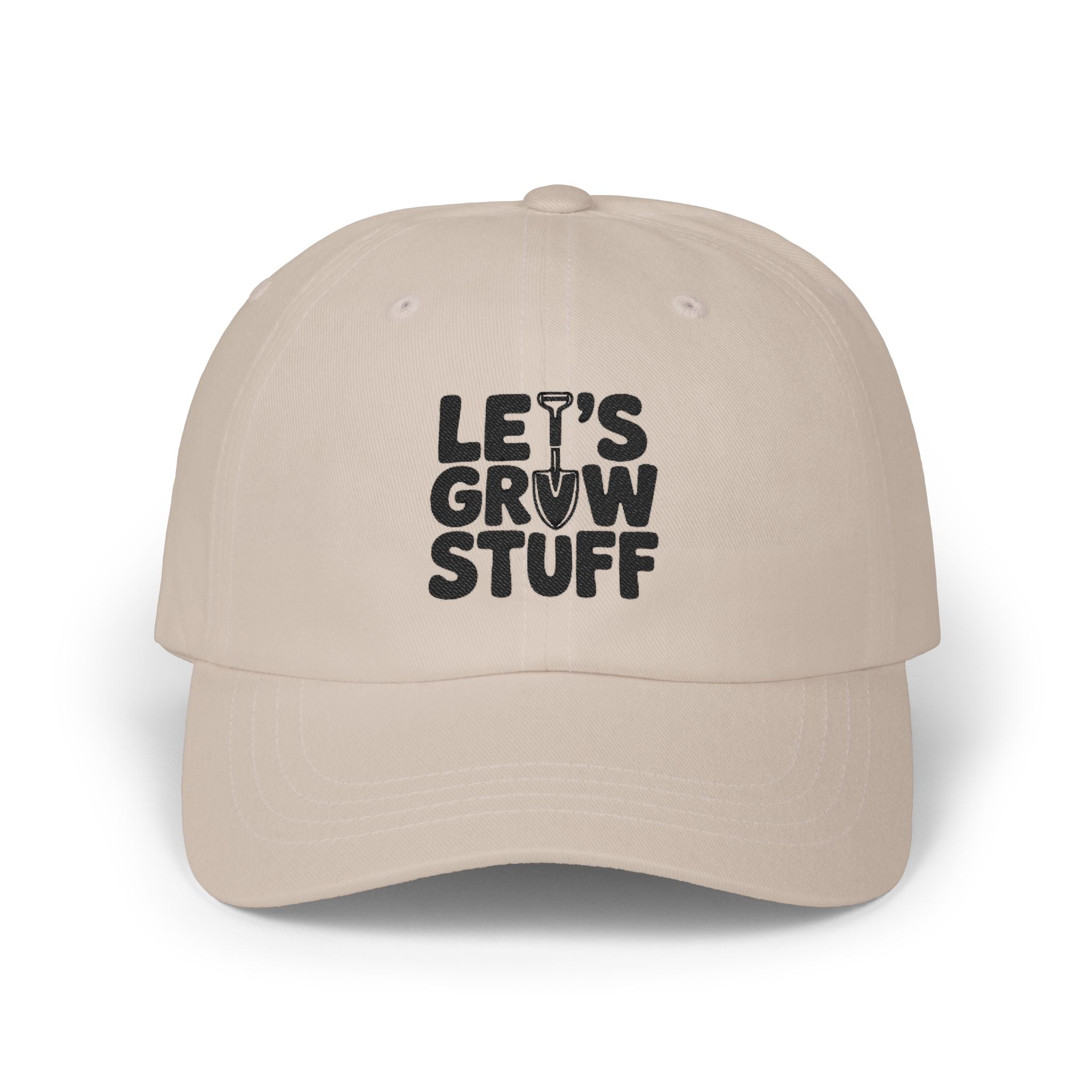 Let's Grow Stuff Dad Cap — Gardening Hat for Plant Lovers