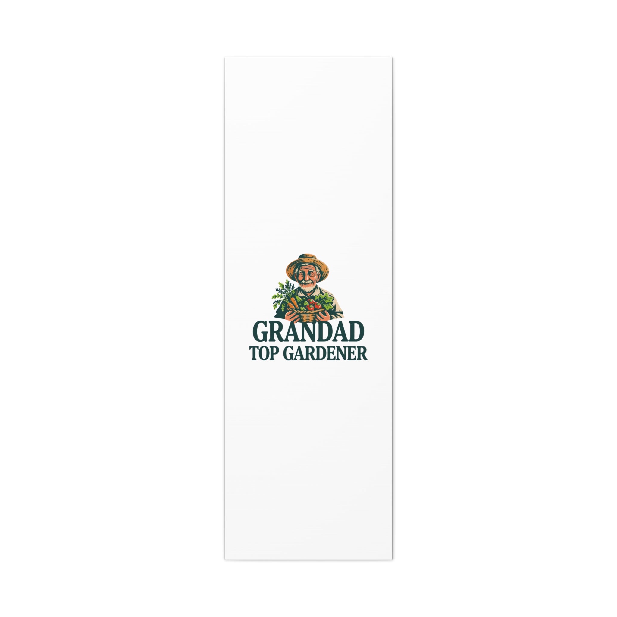 Grandad Top Gardener Canvas – Stretched Matte Wall Art