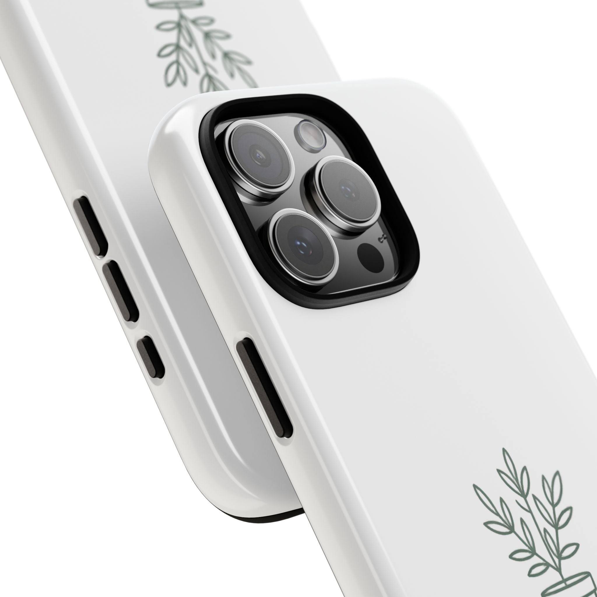 Phone Case — 'gardening addict' Minimal Plant Design