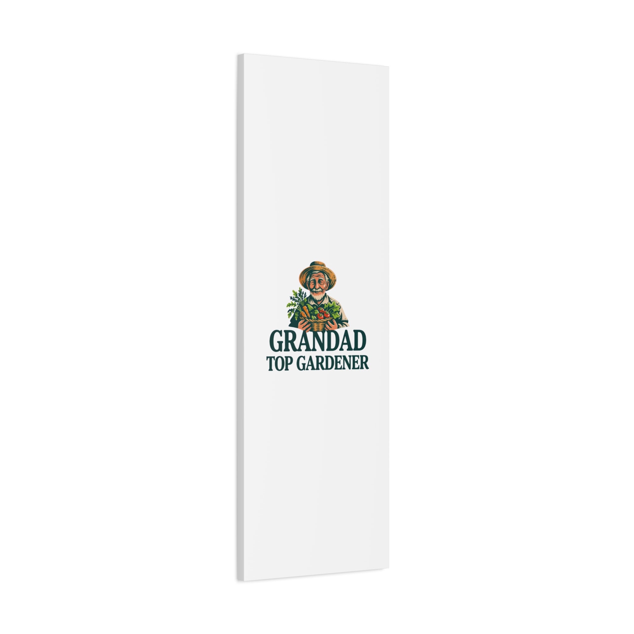 Grandad Top Gardener Canvas – Stretched Matte Wall Art