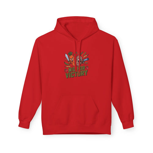 Die for Victory Hoodie — Vintage Floral Military-Inspired Graphic