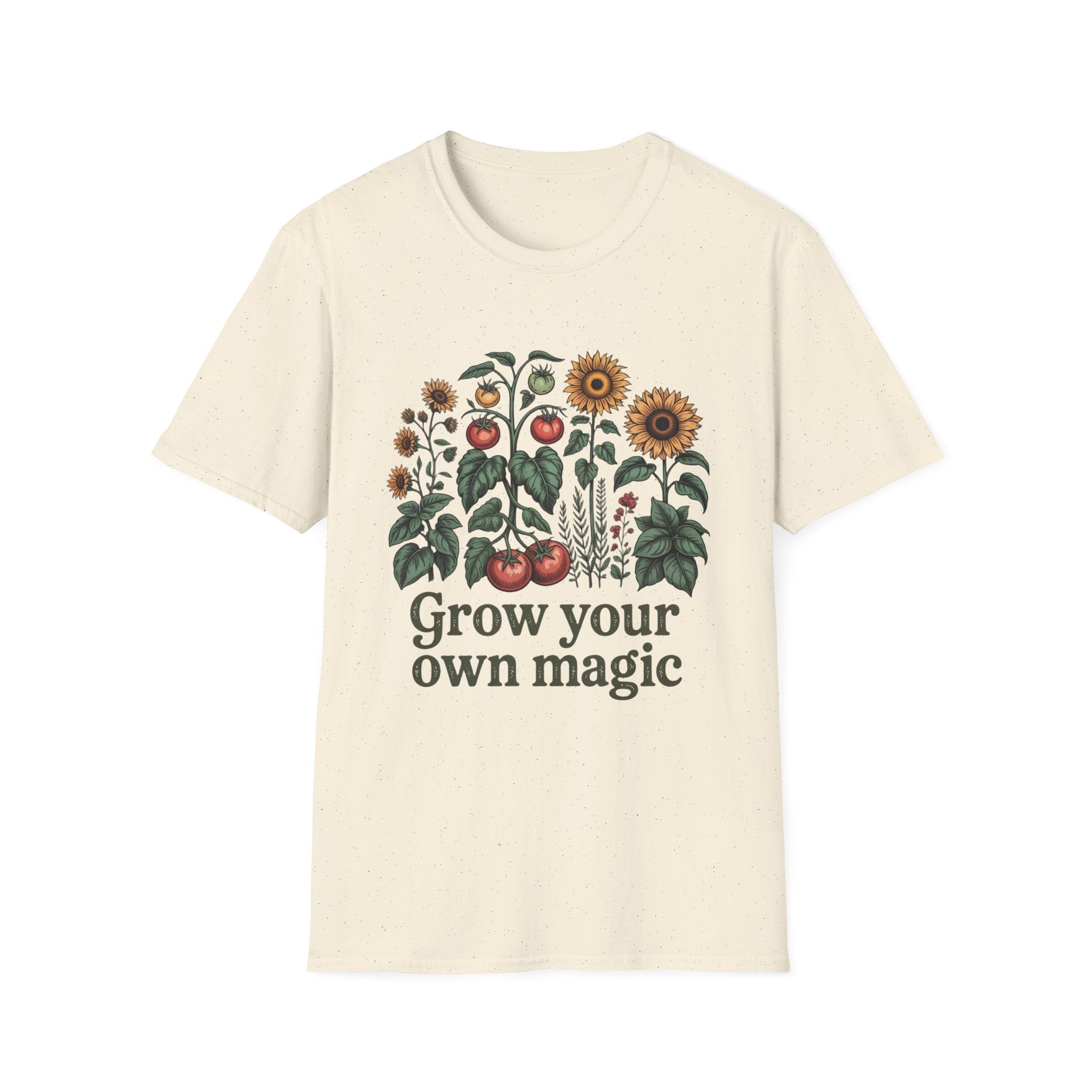 T-Shirt — Grow Your Own Magic Sunflower & Tomato Garden Tee