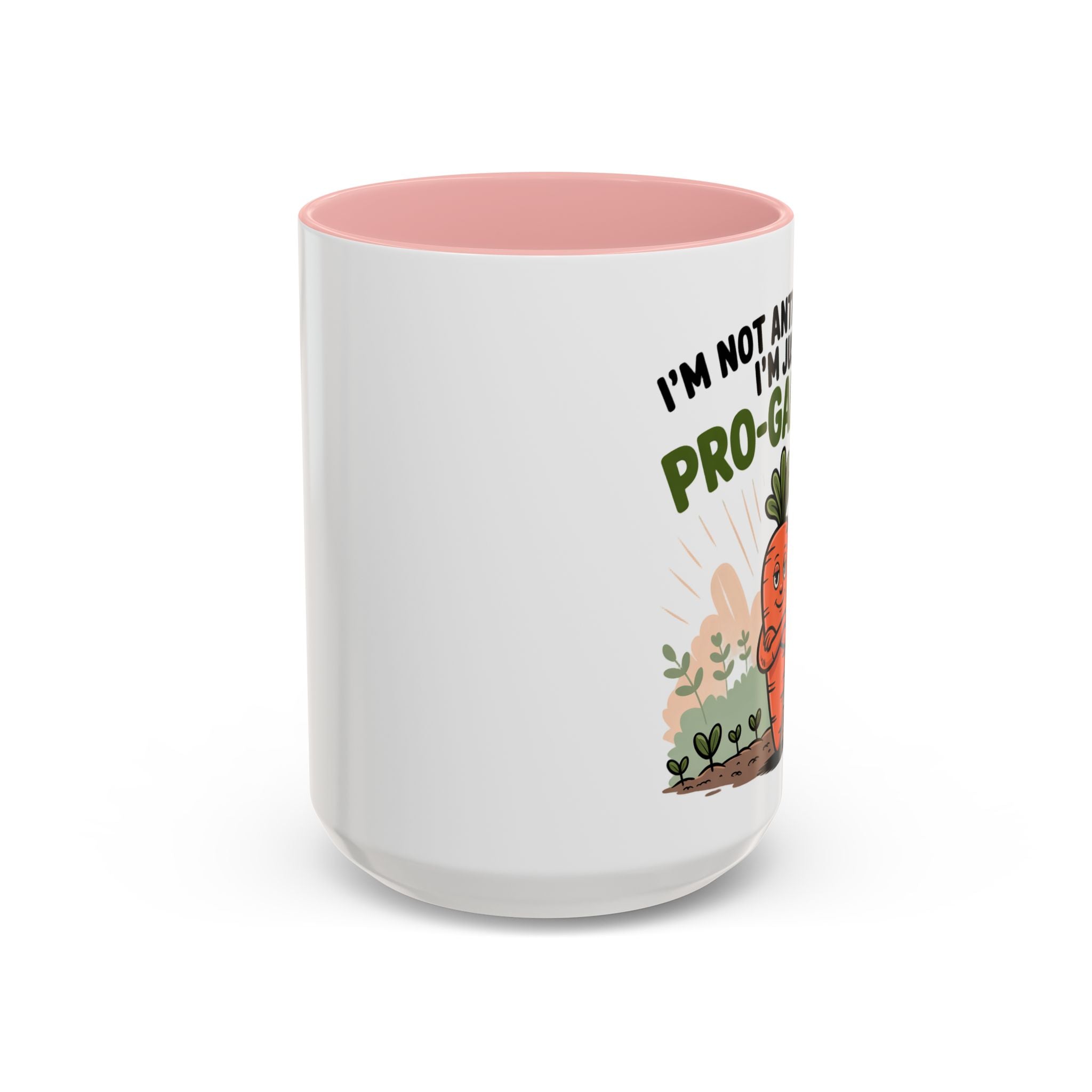 Pro-Garden Coffee Mug – "I'm Not Anti-Social; I'm Just Pro-Garden" Accent Mug