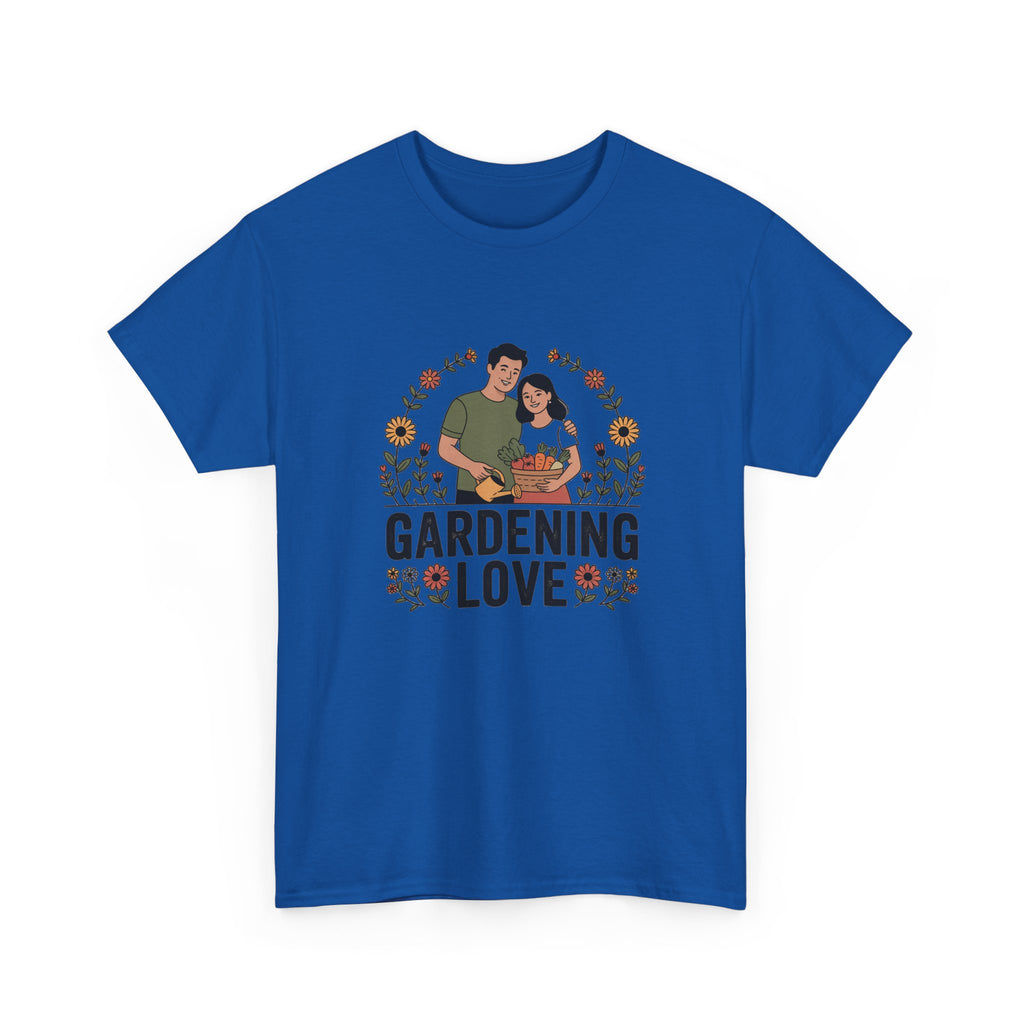 Gardening Love T-Shirt — Cute Couple Planting Graphic Tee