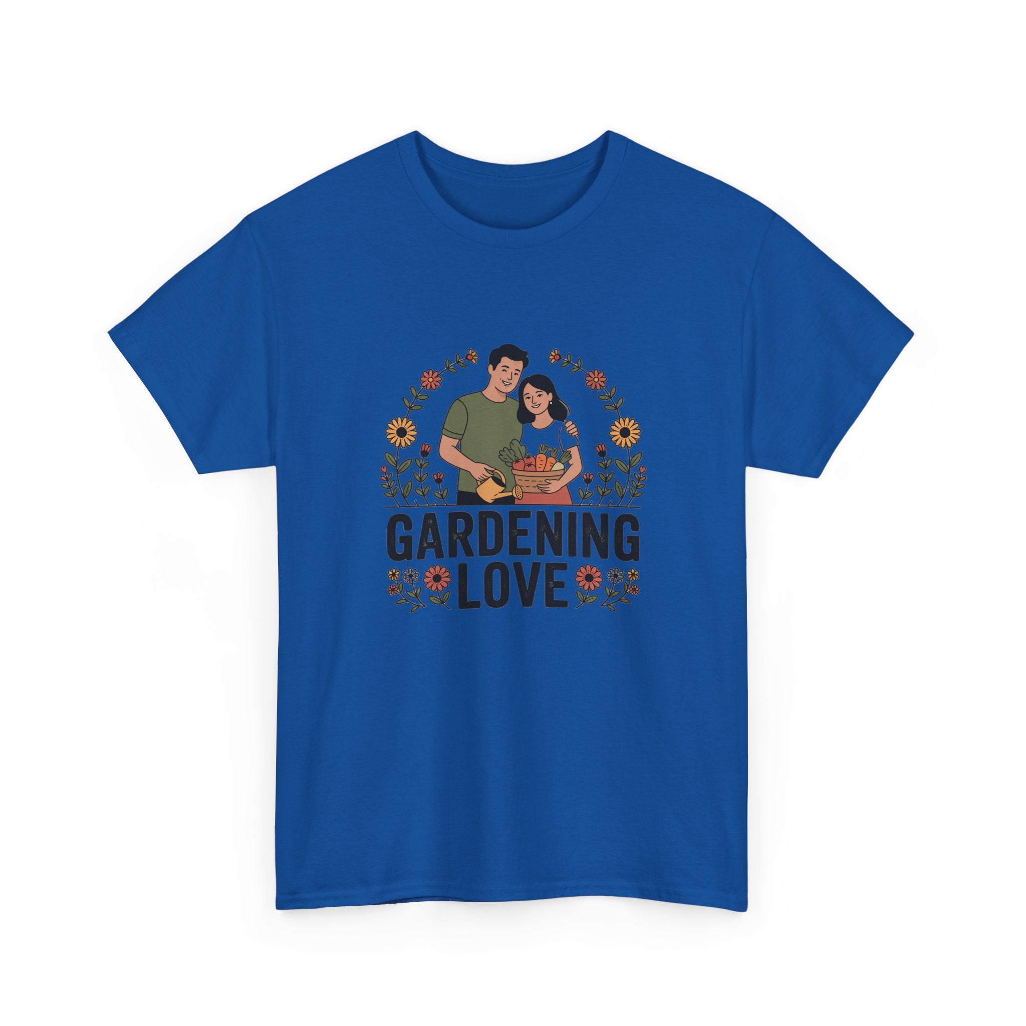 Gardening Love T-Shirt — Cute Couple Planting Graphic Tee