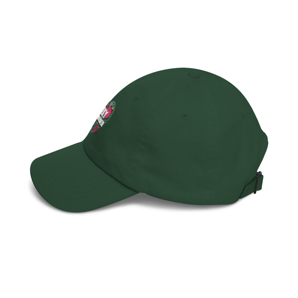 Classic Dad Cap — "Sexy Gardener" Floral Heart Embroidered Hat