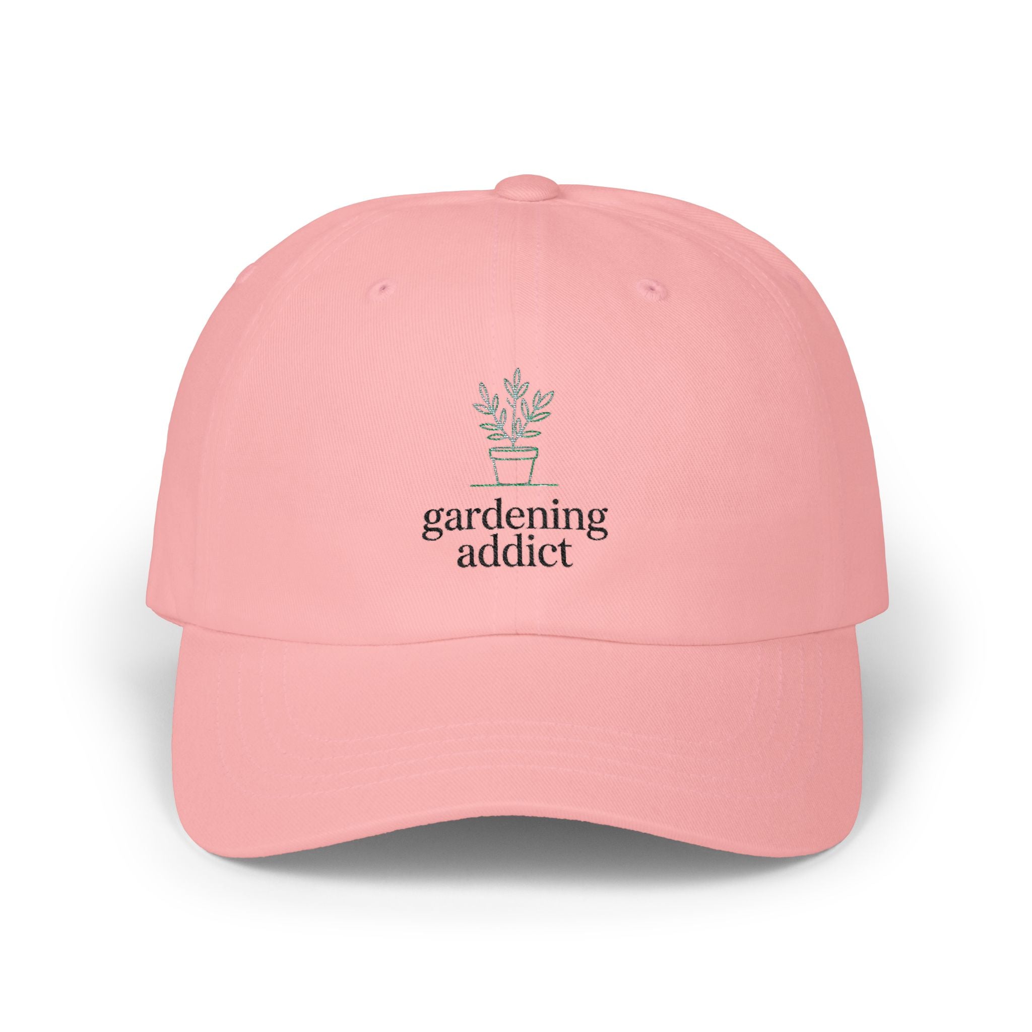 Gardening Addict Cap — Embroidered Plant Pot Hat for Garden Lovers