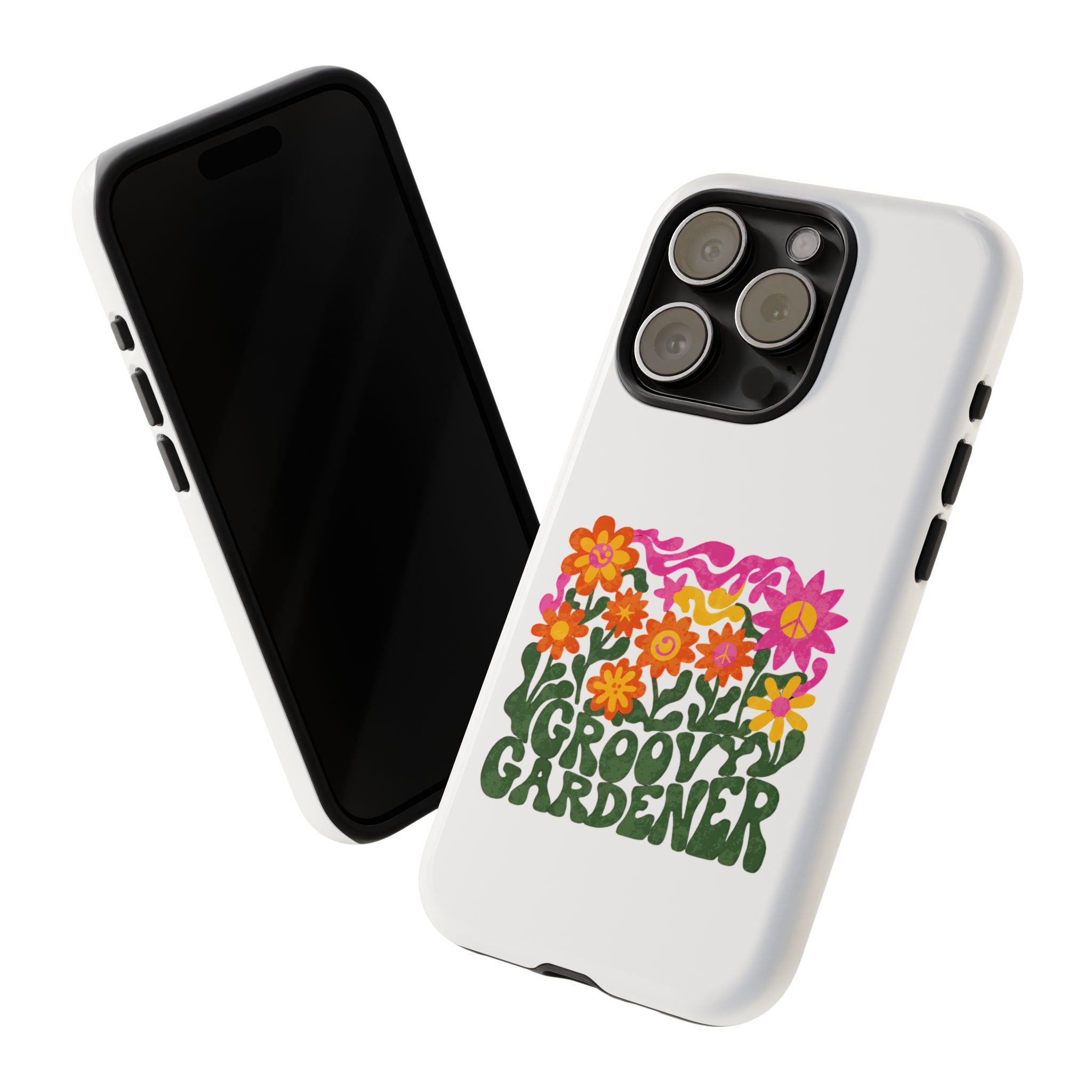 Groovy Gardener Phone Case - Retro Floral iPhone Cover
