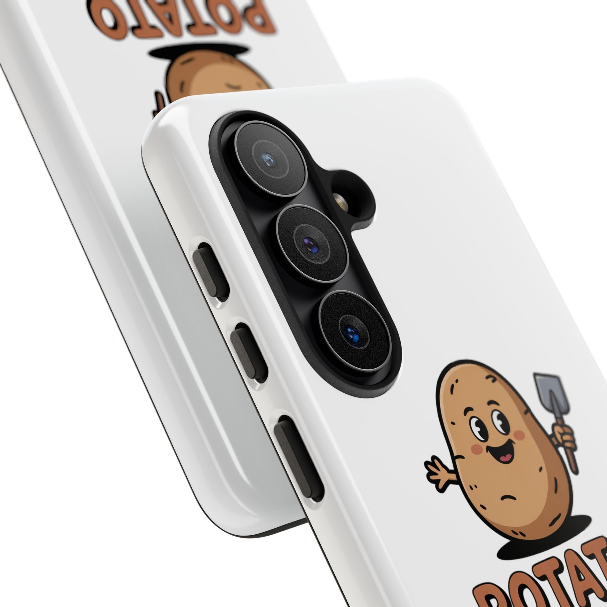 Phone Case — "Potato Digging Love" Cute Gardening Cartoon Protective Cover