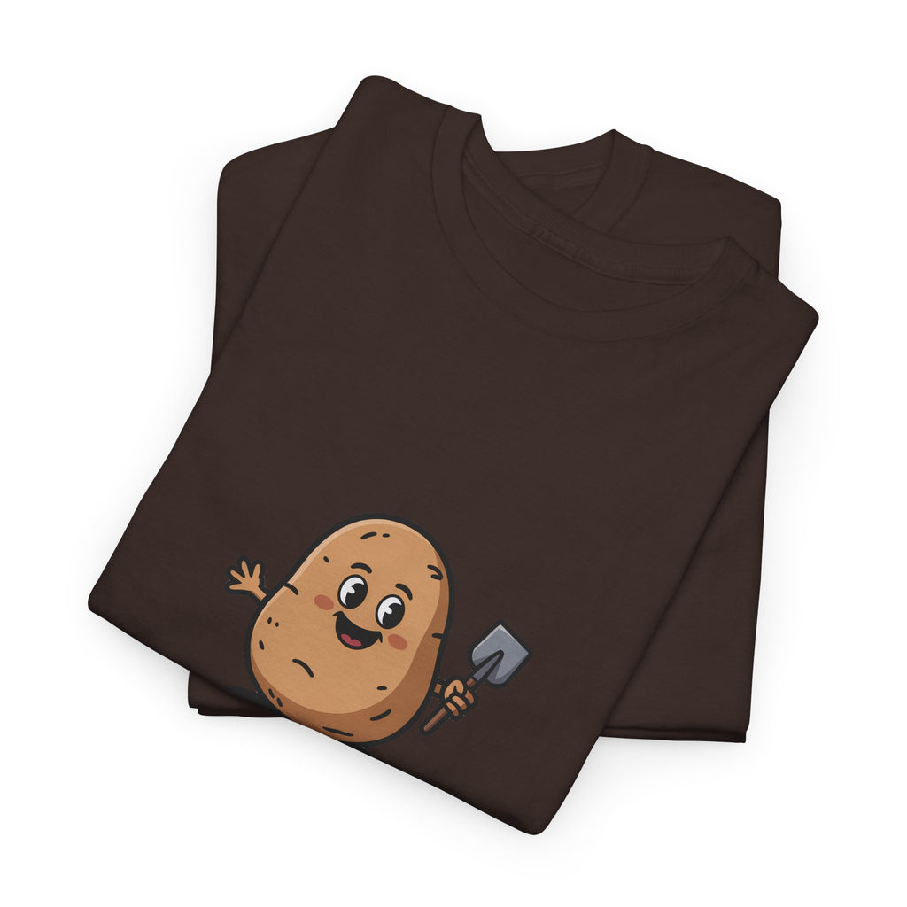 T-Shirt — "Potato Digging Love" Cute Gardening Veggie Tee