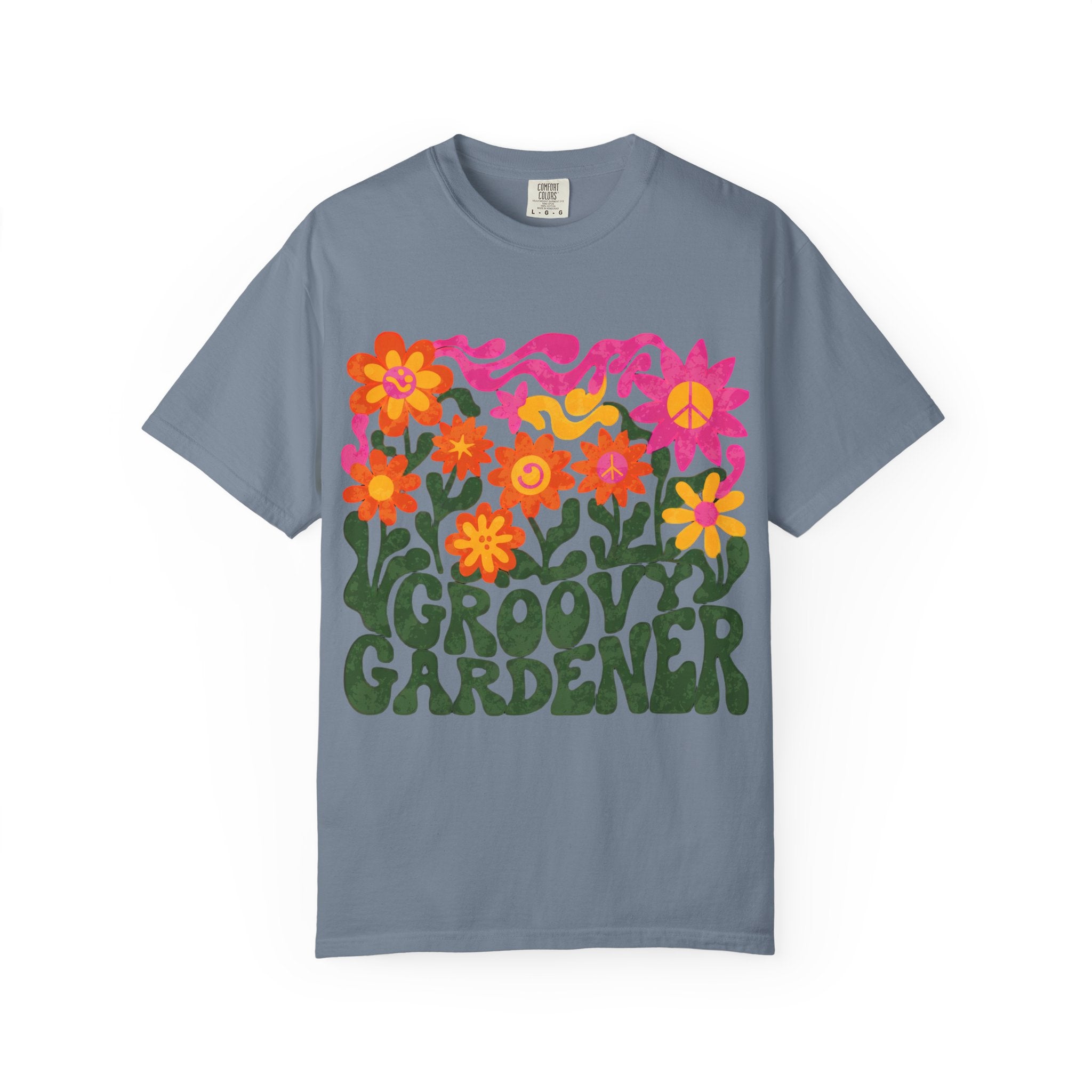 Groovy Gardener T-Shirt — Retro Flower Garden Graphic Tee