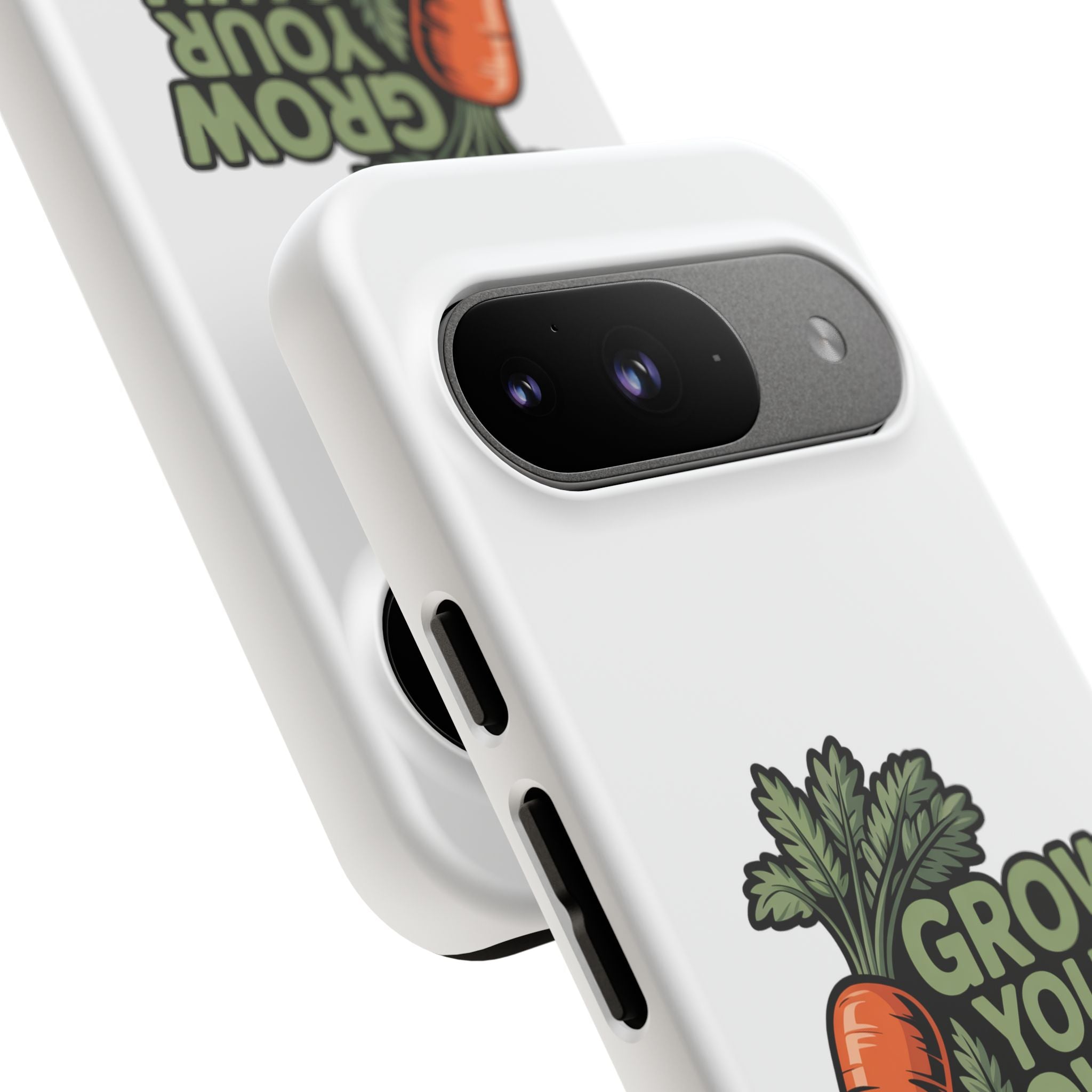 Grow Your Own Vegetables Phone Case — Gardening Carrot Potato Tomato Design