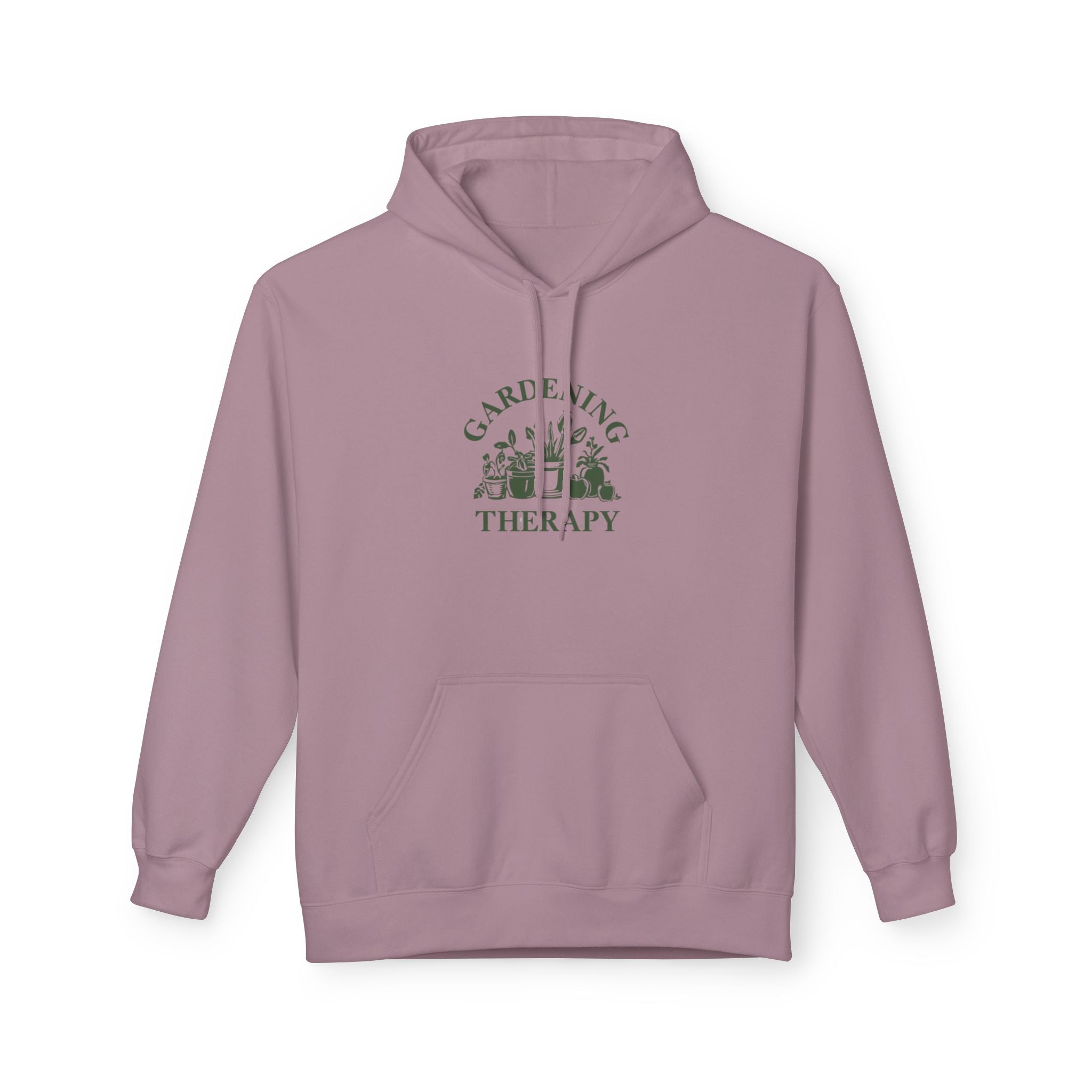 Gardening Therapy Hoodie — 'Gardening Therapy' Floral Graphic Hoodie