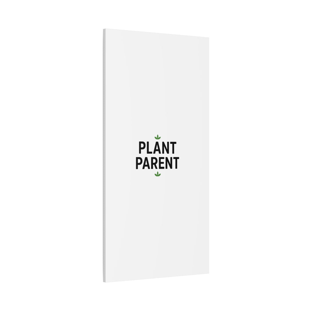 Plant Parent Canvas Wall Art — Minimalist Botanical Typography Print