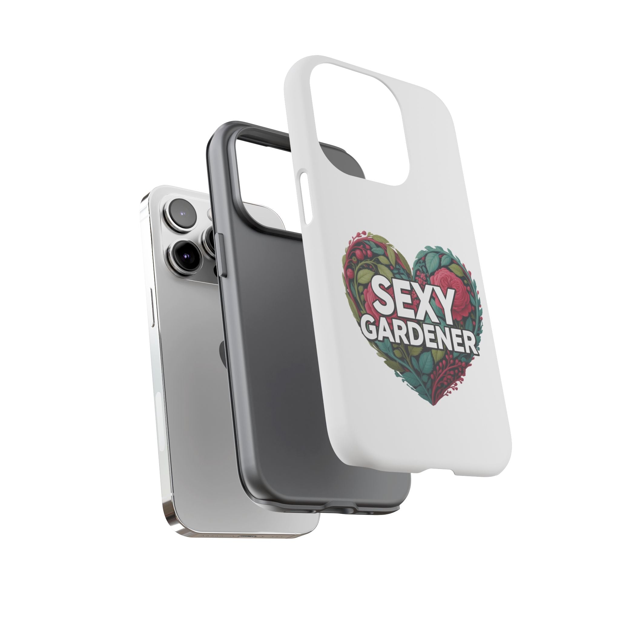 Sexy Gardener Phone Case — Floral Heart Garden Lover Tough Case