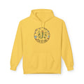 Cute Gardening Hoodie — "Peas Be Kind" Floral Graphic