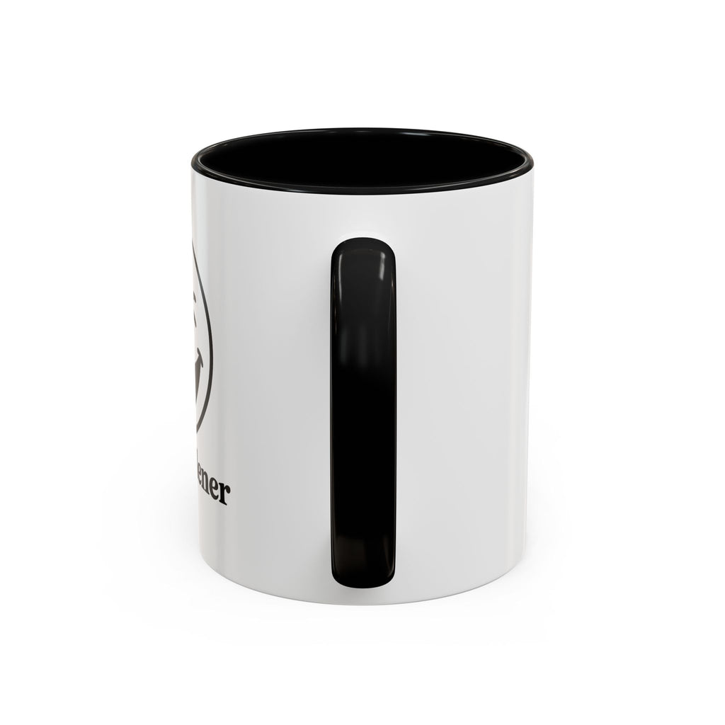 Sexy Gardener Accent Coffee Mug — Winking Smiley Plant Lover Gift (11/15oz)