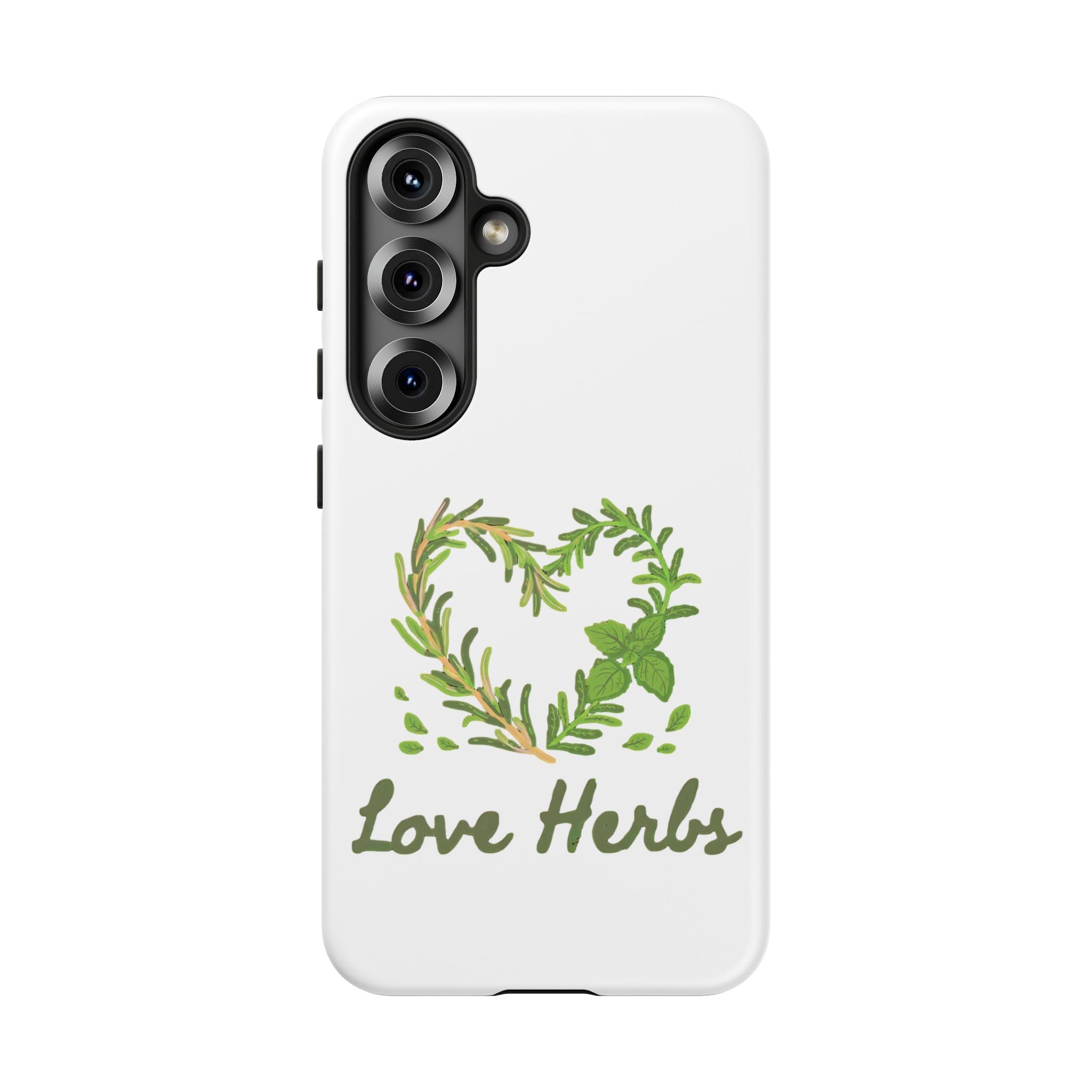 Herb Heart Phone Case - "Love Herbs" Botanical iPhone Cover