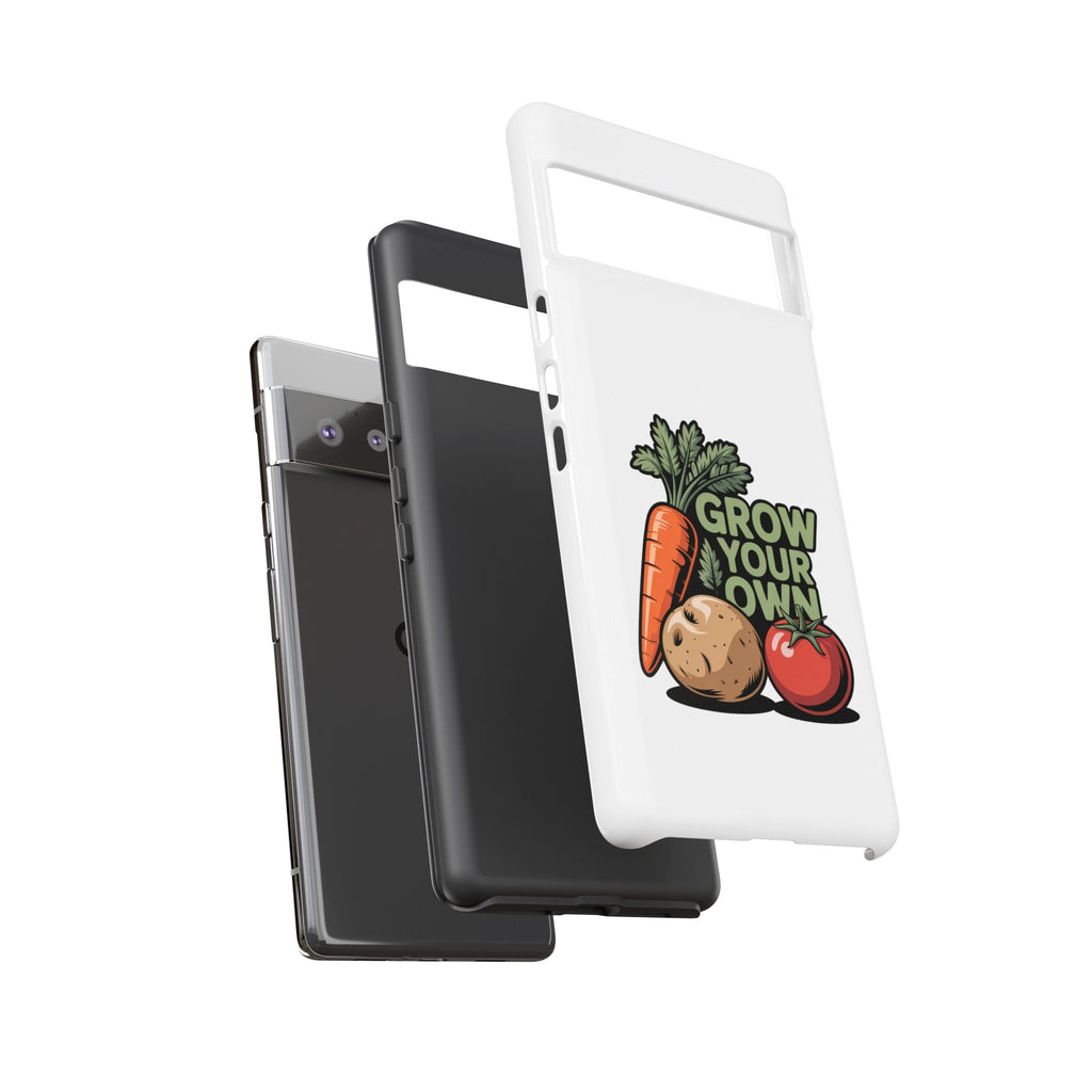 Grow Your Own Vegetables Phone Case — Gardening Carrot Potato Tomato Design