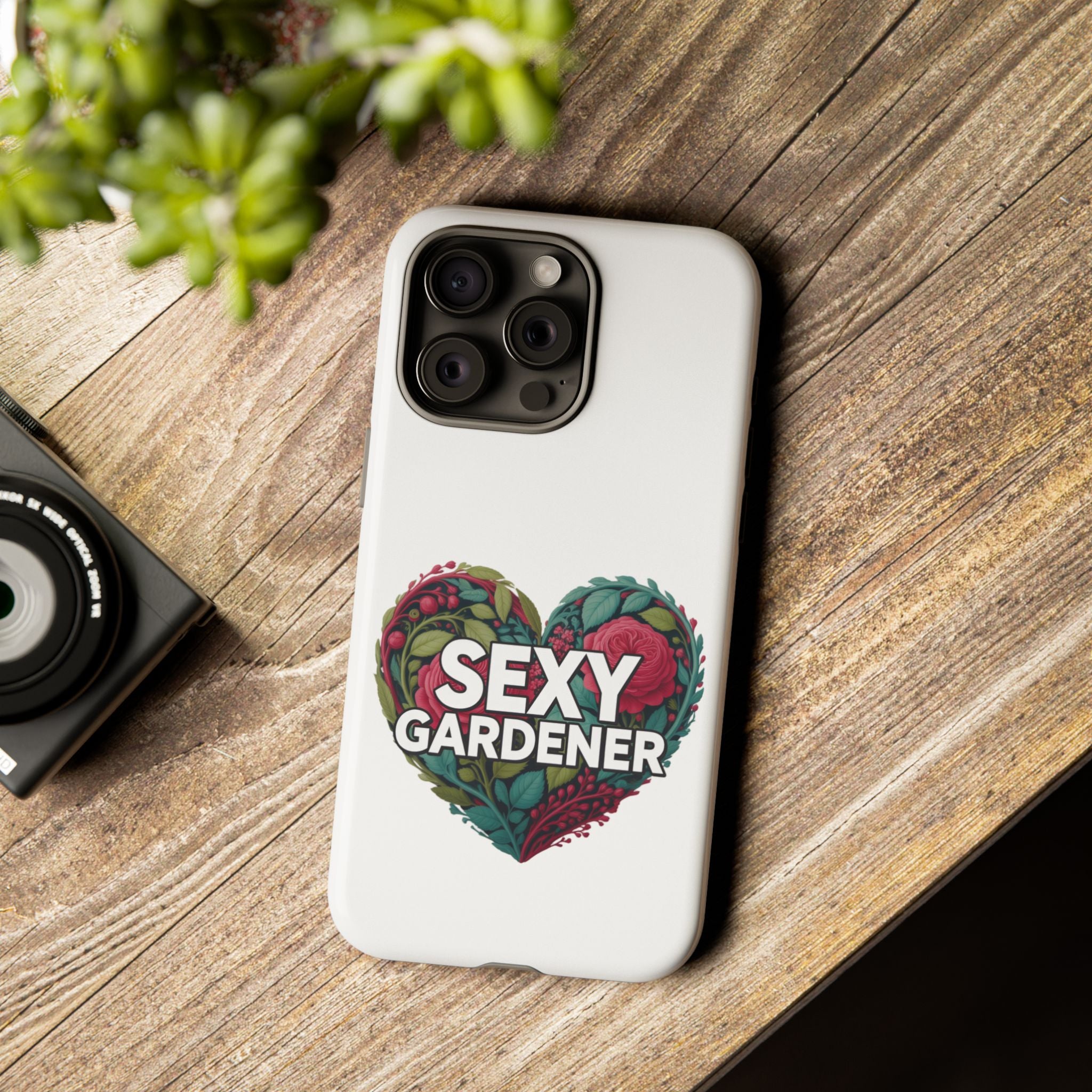Sexy Gardener Phone Case — Floral Heart Garden Lover Tough Case