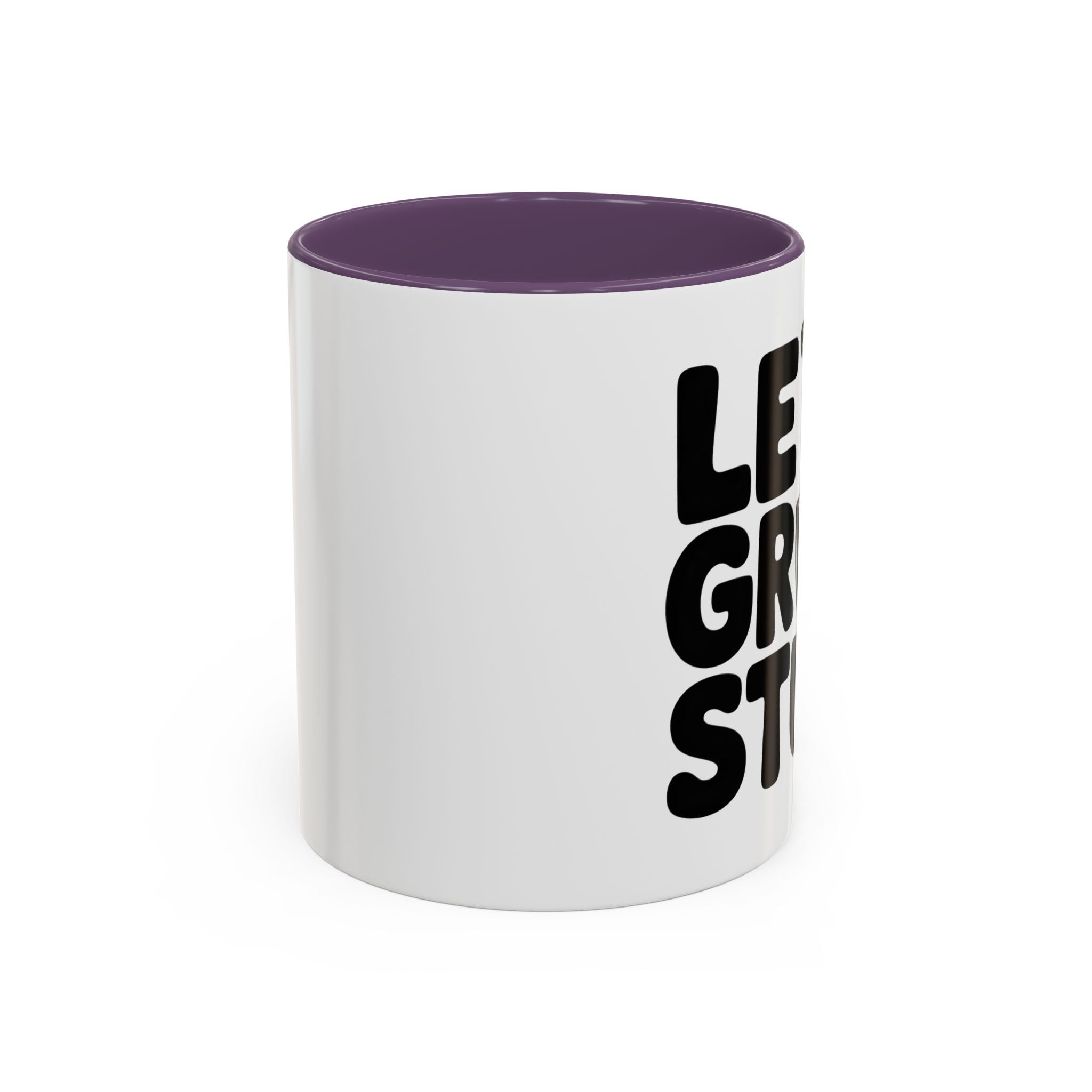 Let's Grow Stuff Coffee Mug — Gardening Mug with Shovel Graphic (11/15 oz)