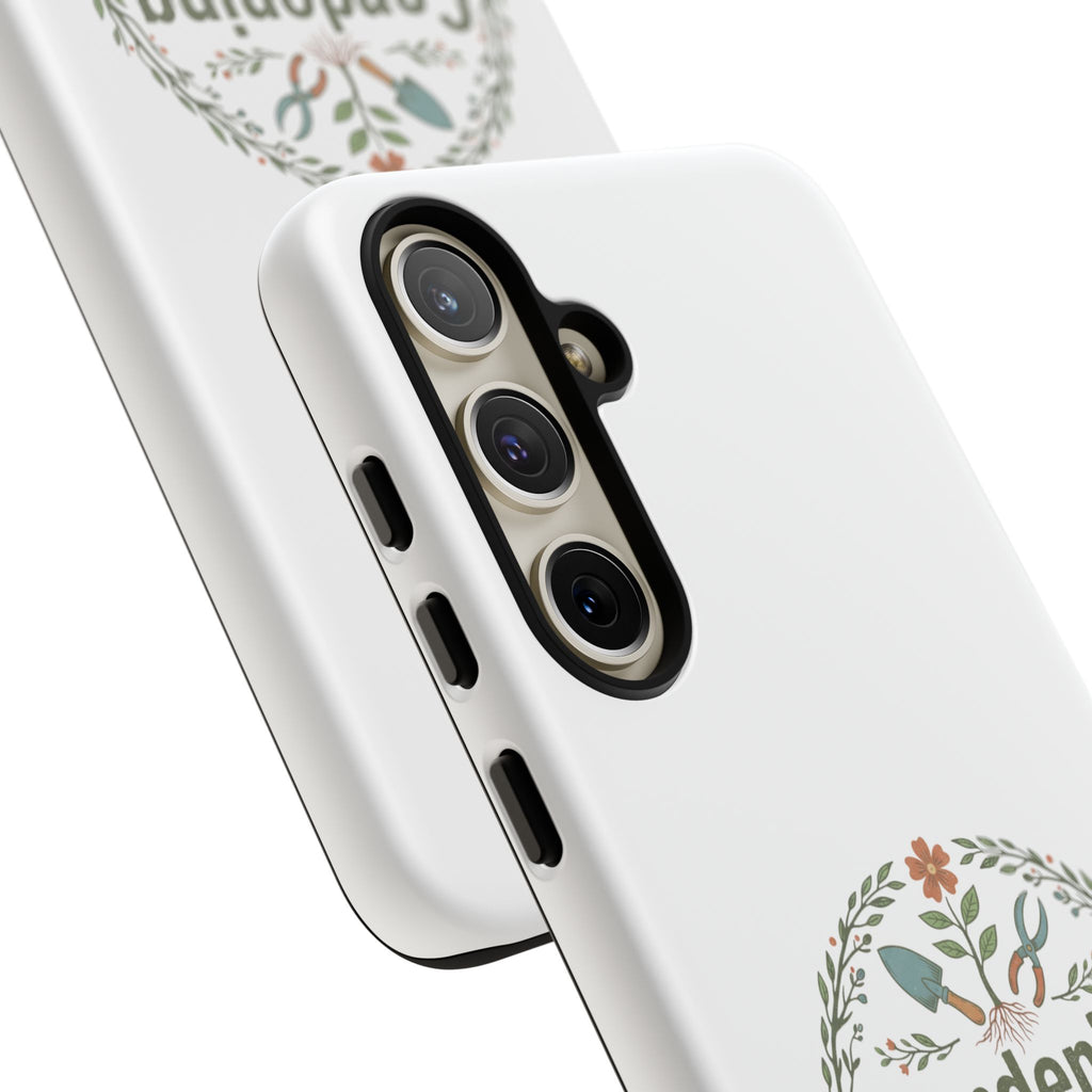 Phone Case — Gardening Addict "Plant • Grow • Repeat" Floral Garden Phone Cover