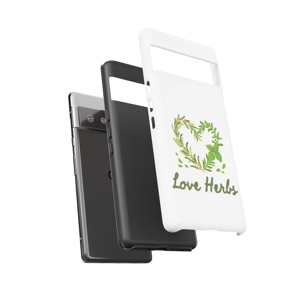 Herb Heart Phone Case - "Love Herbs" Botanical iPhone Cover