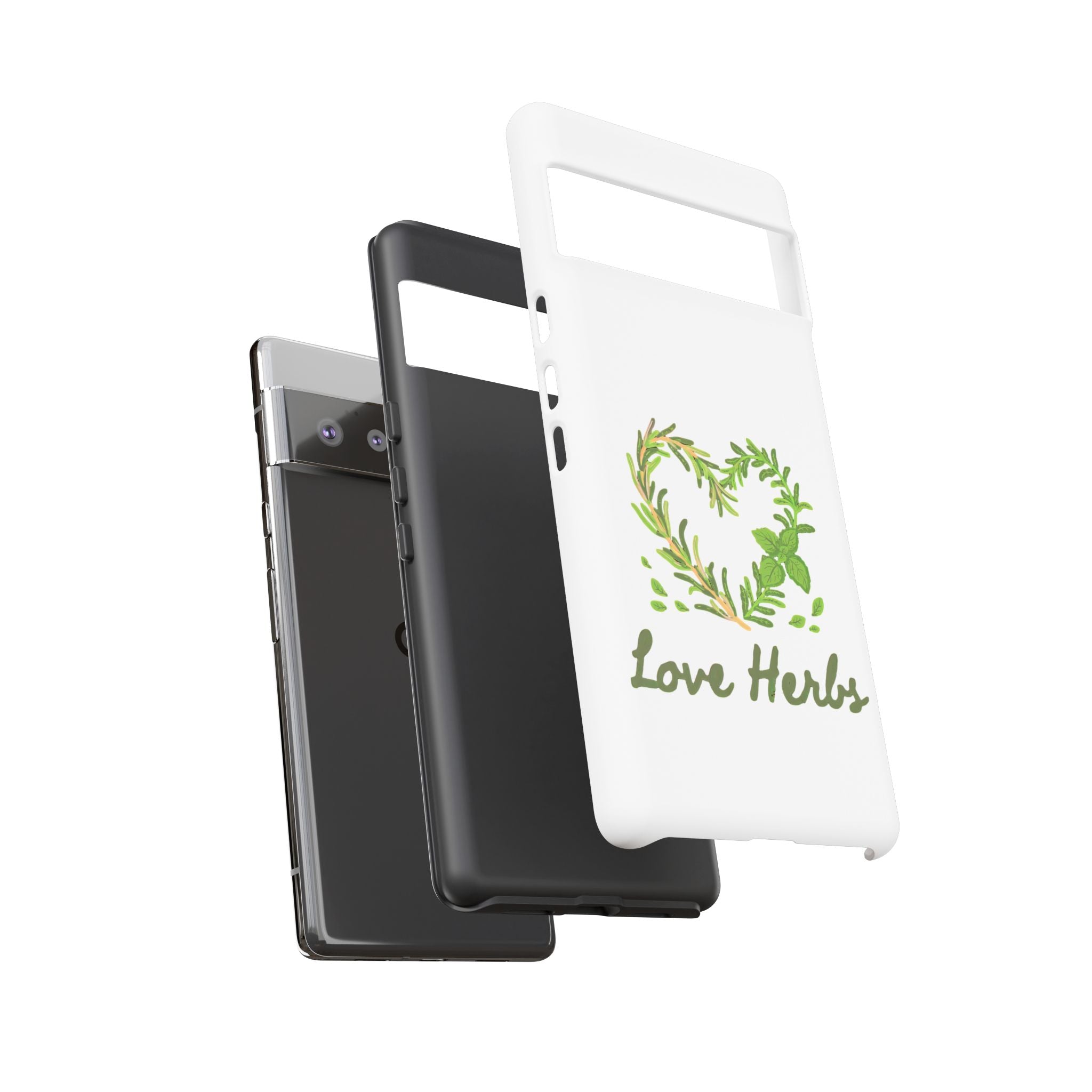 Herb Heart Phone Case - "Love Herbs" Botanical iPhone Cover