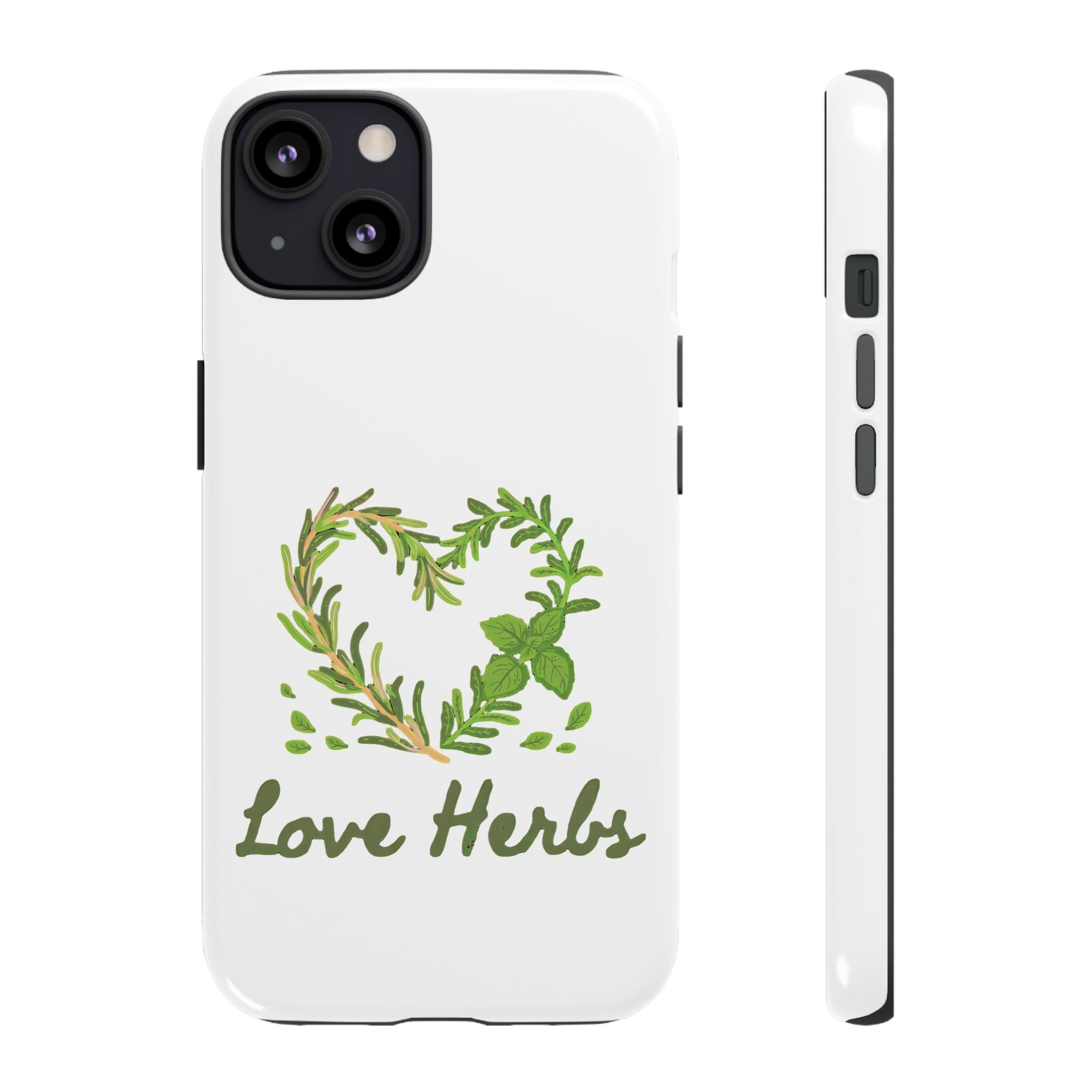 Herb Heart Phone Case - "Love Herbs" Botanical iPhone Cover