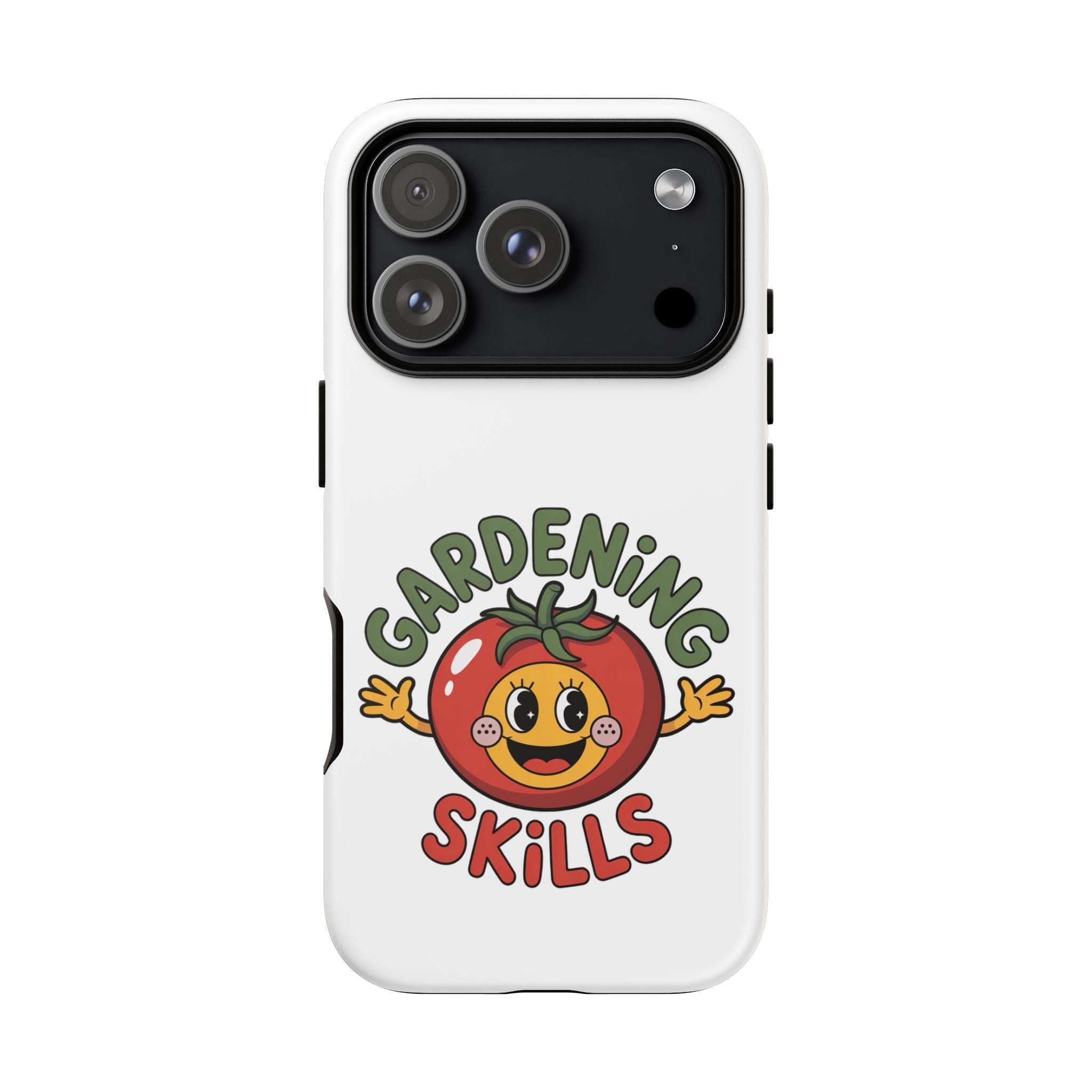 Gardening Skills Phone Case — Cute Tomato Plant Lover Protective Cover