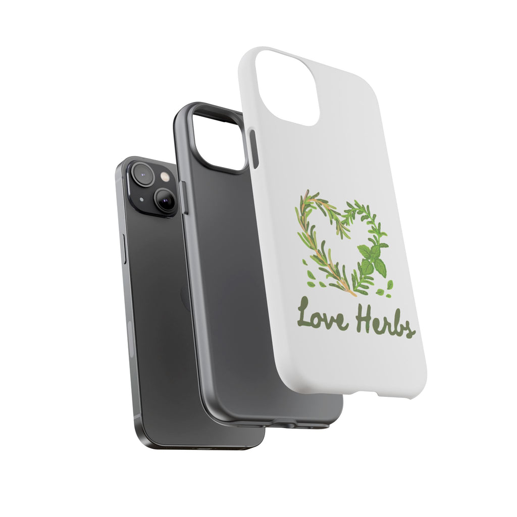 Herb Heart Phone Case - "Love Herbs" Botanical iPhone Cover