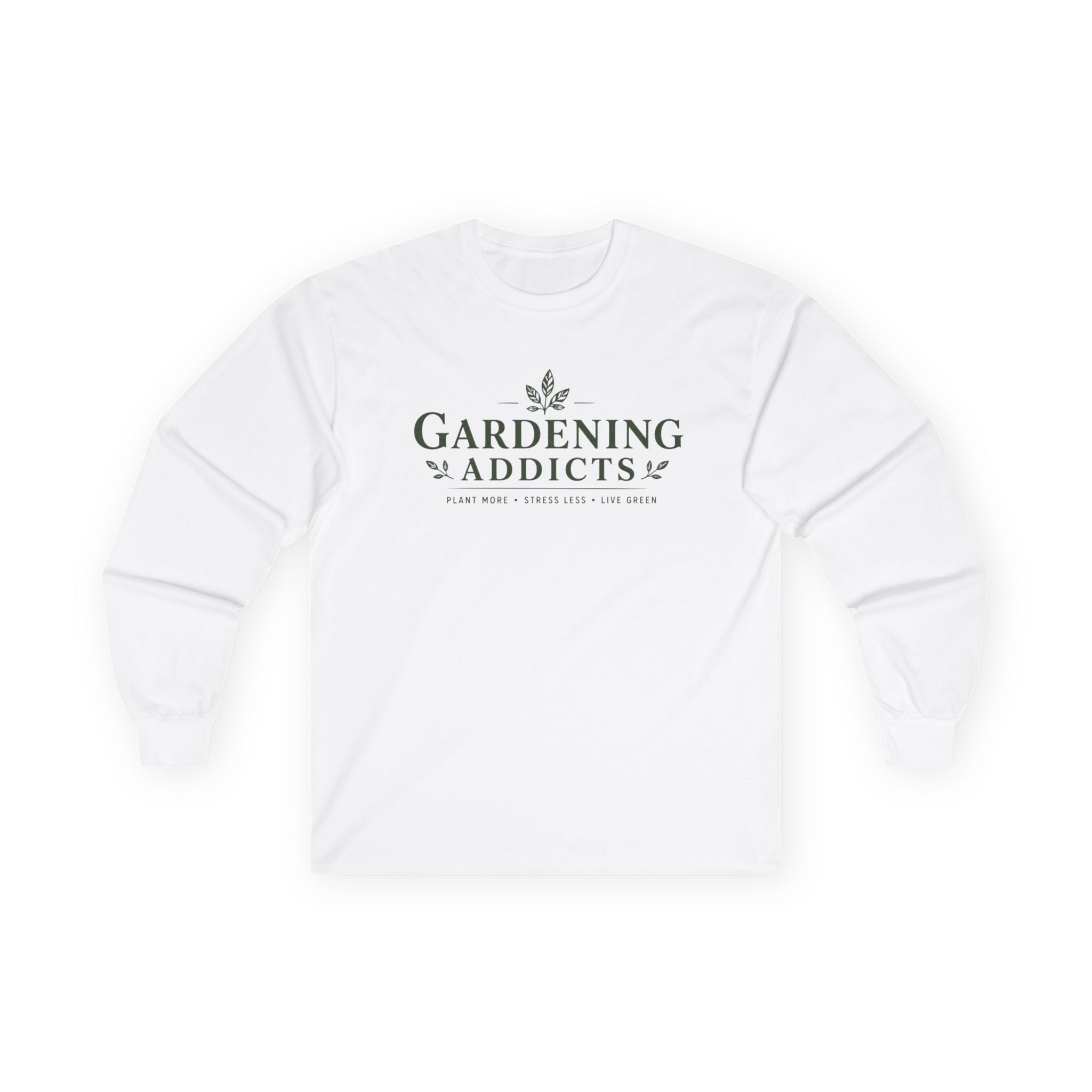 Gardening Addict Long Sleeve Tee — 'Gardening Addicts' Plant Lover Shirt