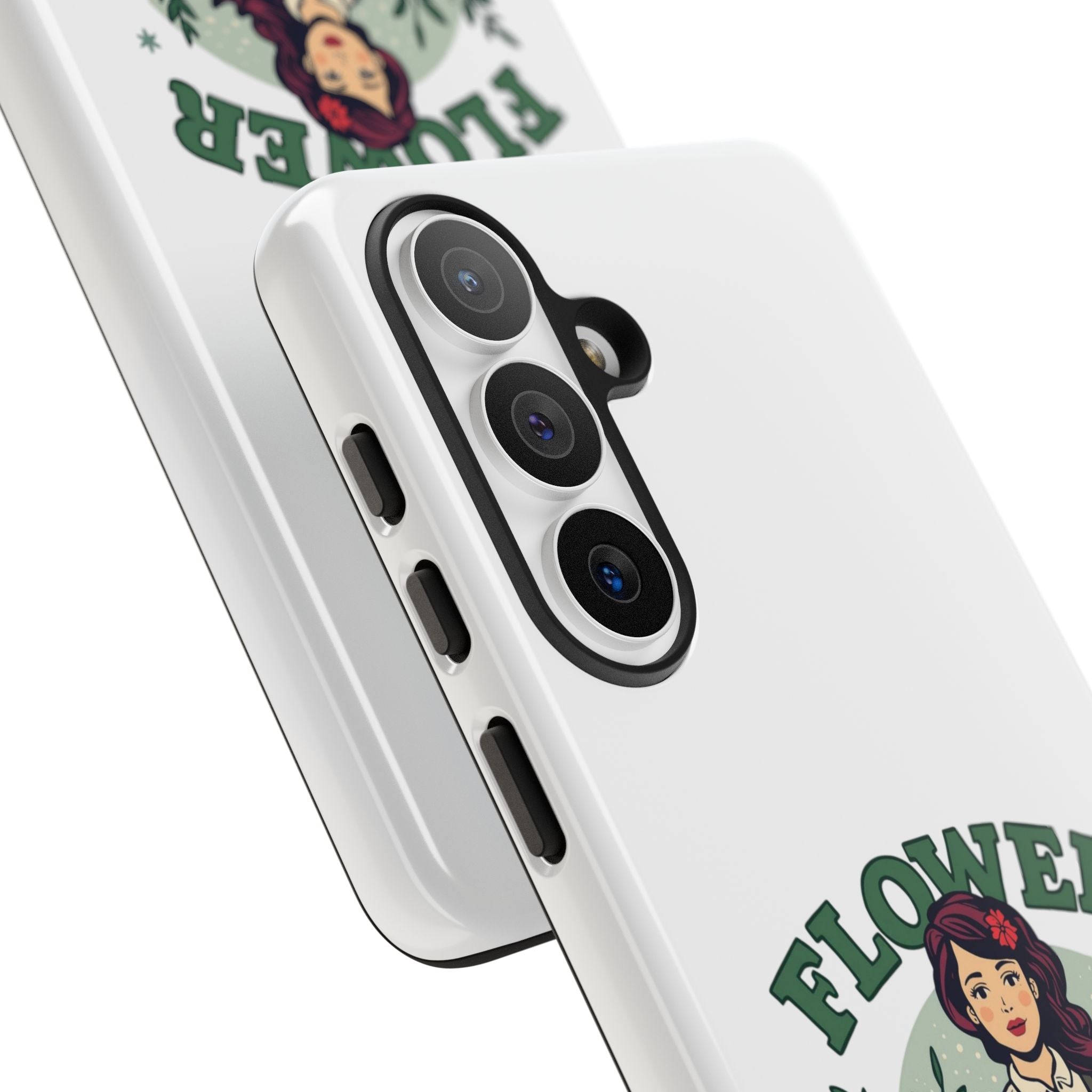 Phone Case - 'Flower Power' Retro Gardener Floral Protective Case