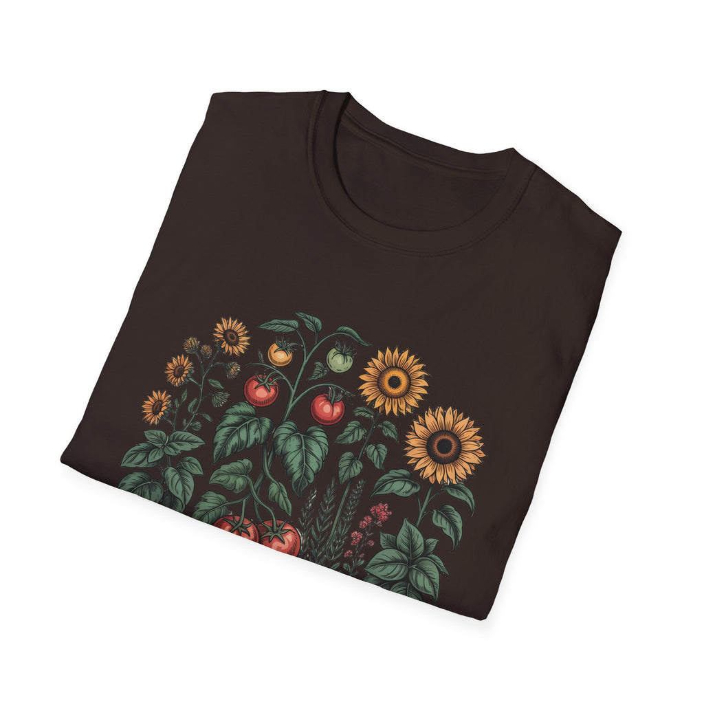 T-Shirt — Grow Your Own Magic Sunflower & Tomato Garden Tee