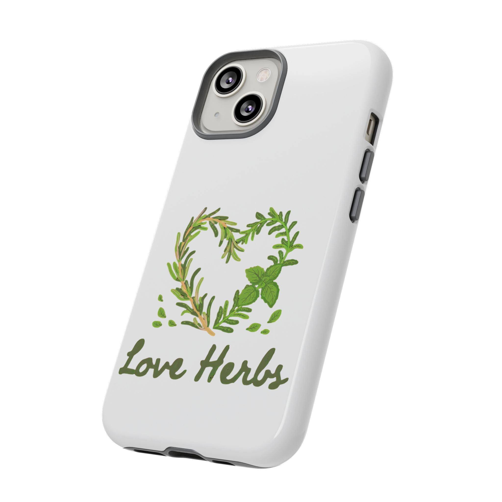 Herb Heart Phone Case - "Love Herbs" Botanical iPhone Cover