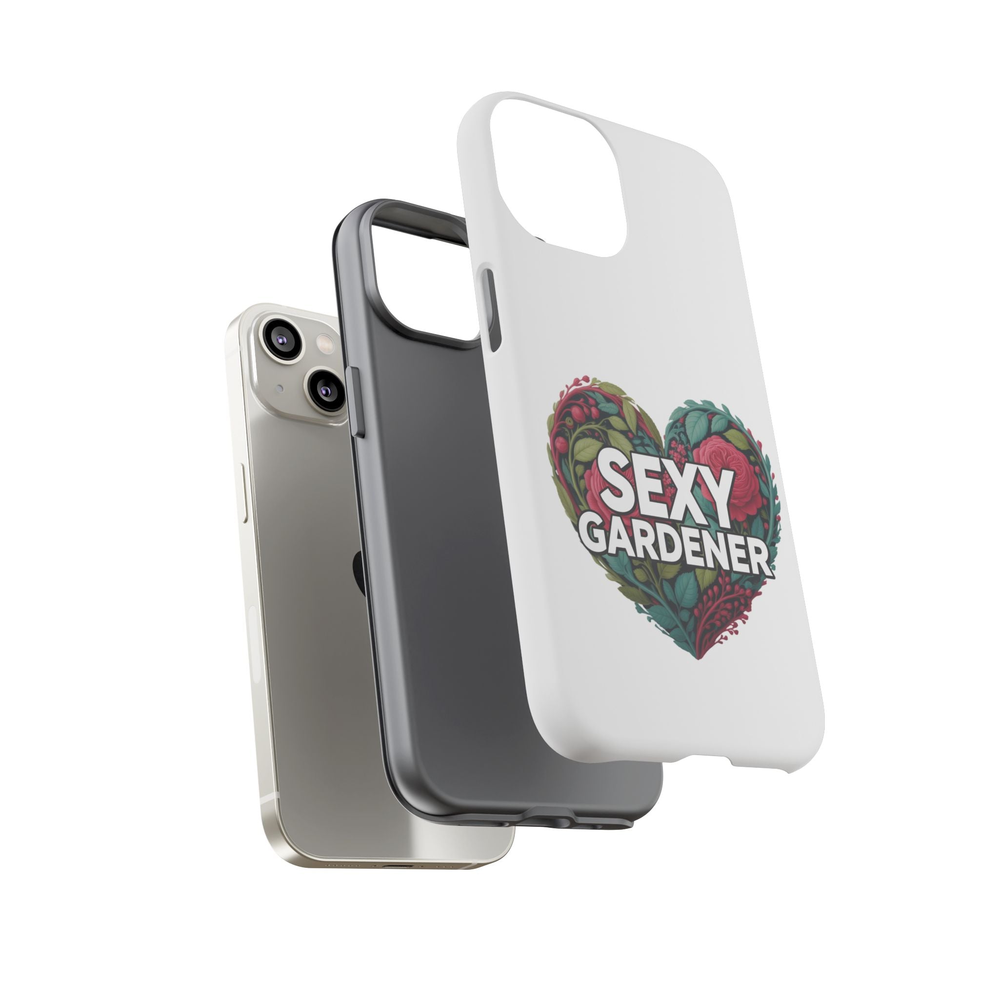 Sexy Gardener Phone Case — Floral Heart Garden Lover Tough Case