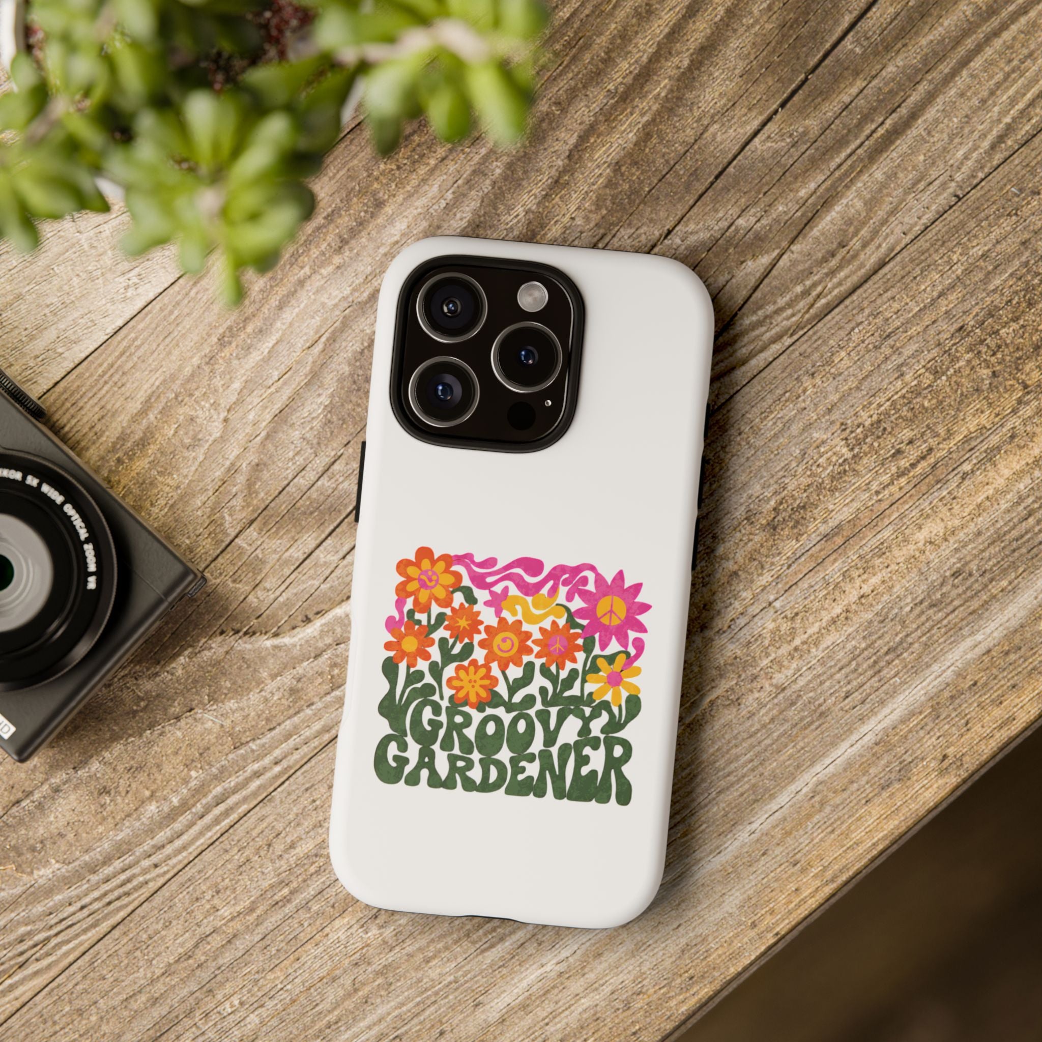 Groovy Gardener Phone Case - Retro Floral iPhone Cover