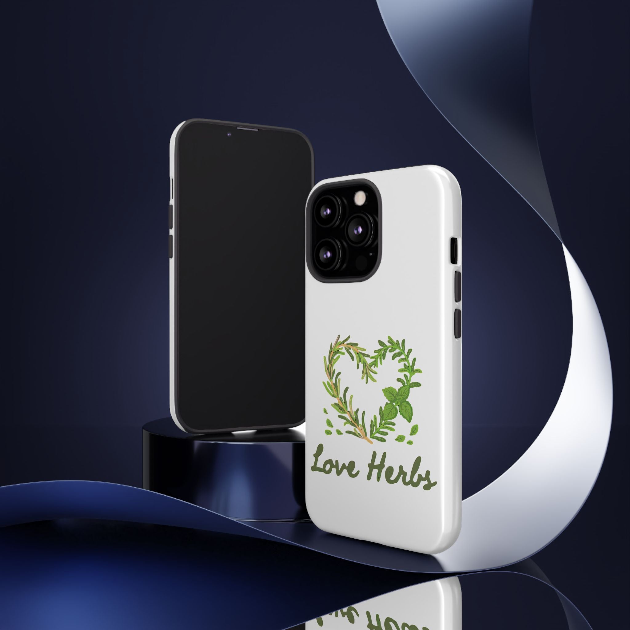 Herb Heart Phone Case - "Love Herbs" Botanical iPhone Cover