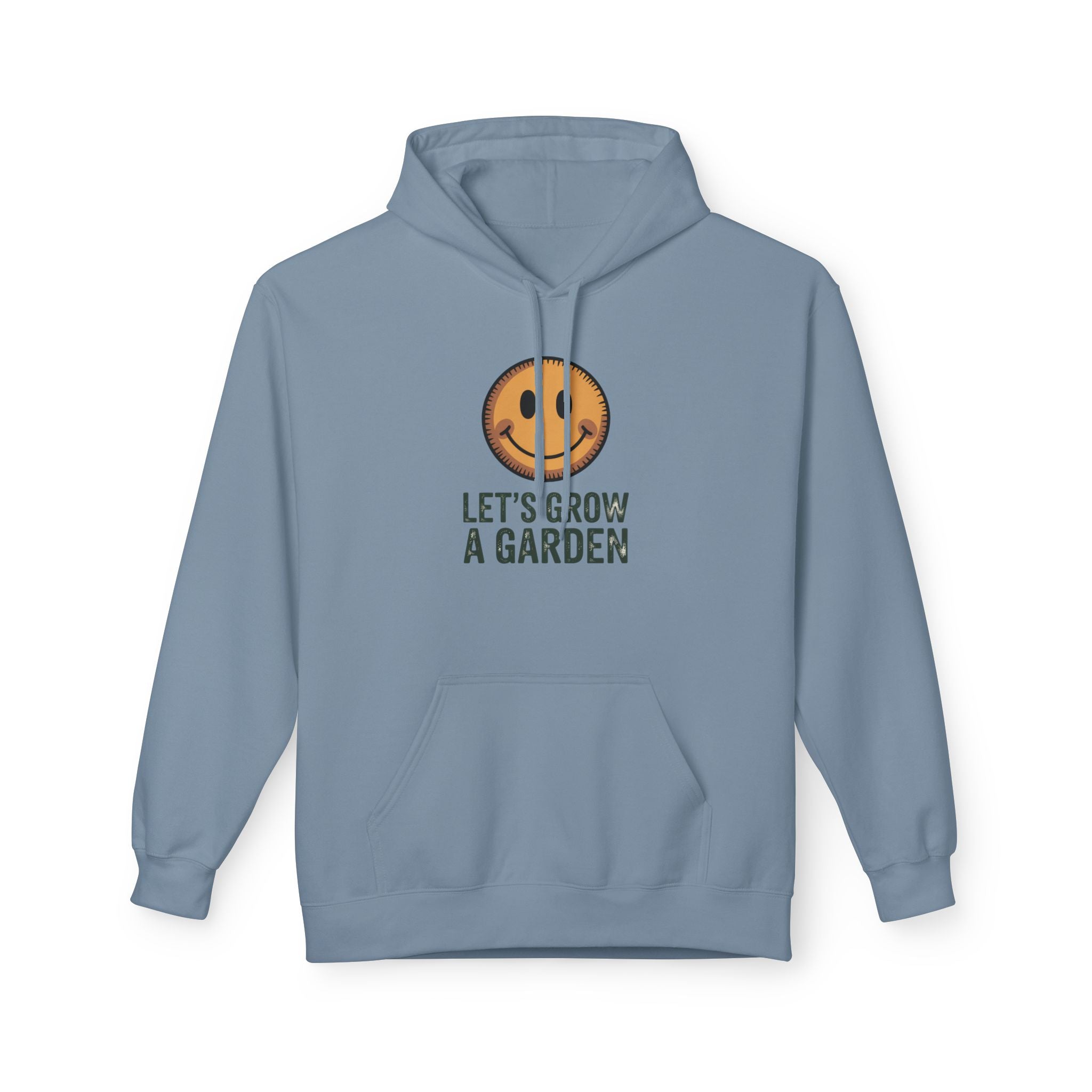 Let's Grow a Garden Hoodie — Smiling Sun Plant Lover Sweatshirt